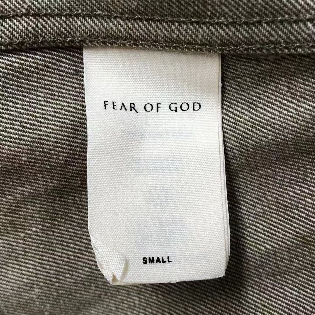 Fear of God Fear of God Distressed Denim Jacket Size US S / EU 44-46 / 1 - 3 Thumbnail