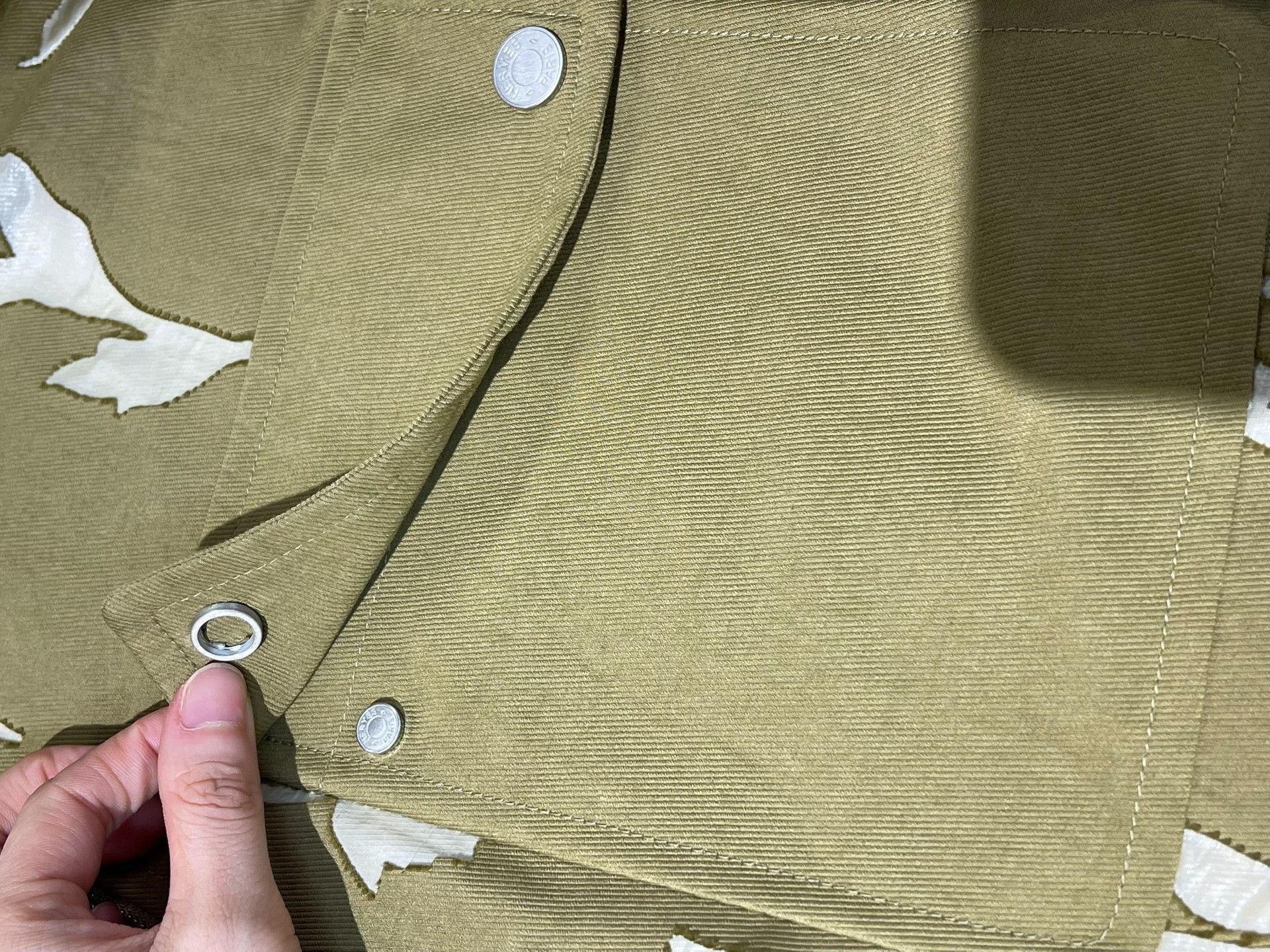 Hermes Hermes Men's Mustard Green Jacket Size US M / EU 48-50 / 2 - 3 Thumbnail