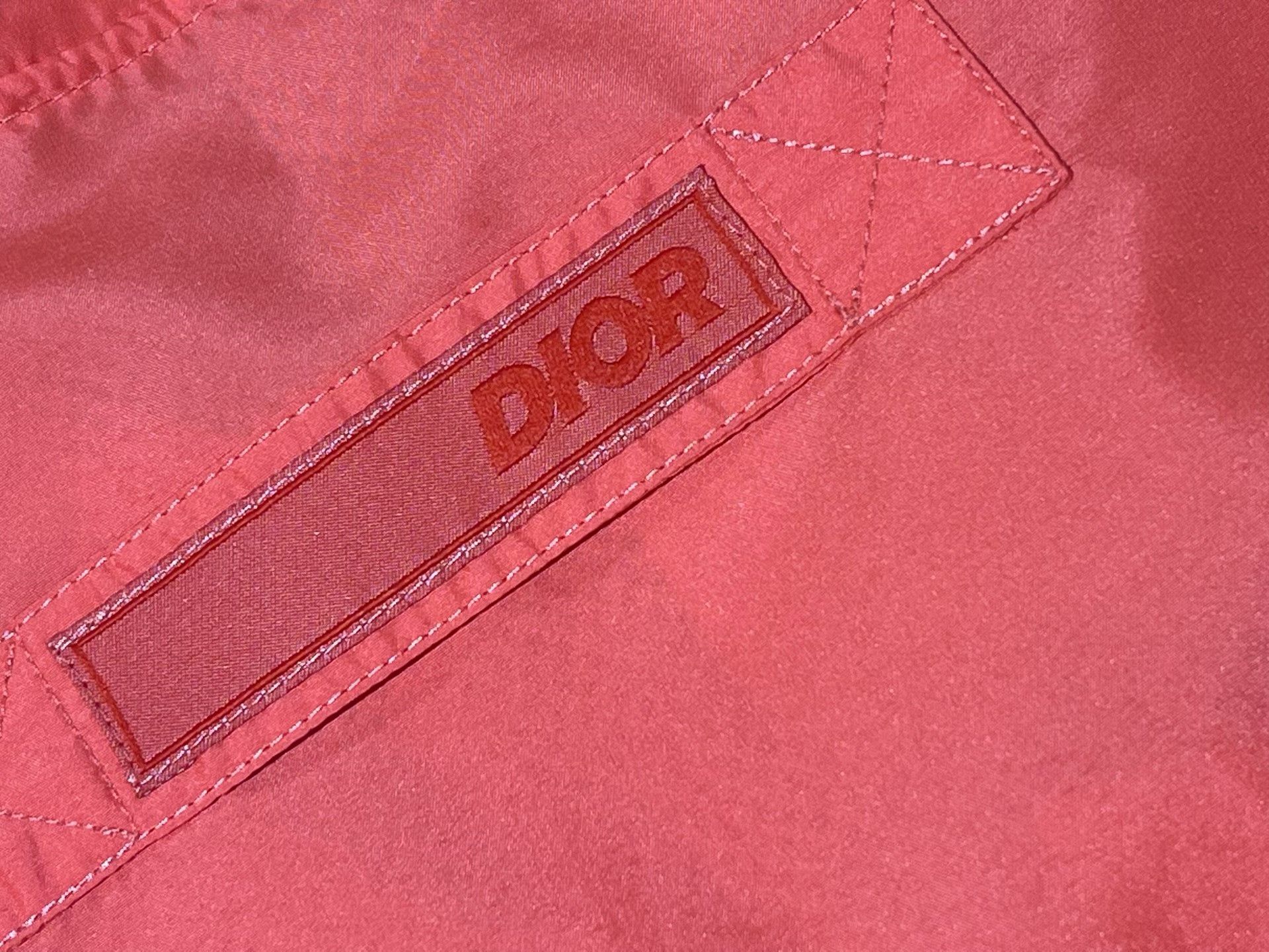Dior Dior Men's Short-Sleeve Zip Stand Collar Shirt Size US XXS / EU 40 - 3 Thumbnail