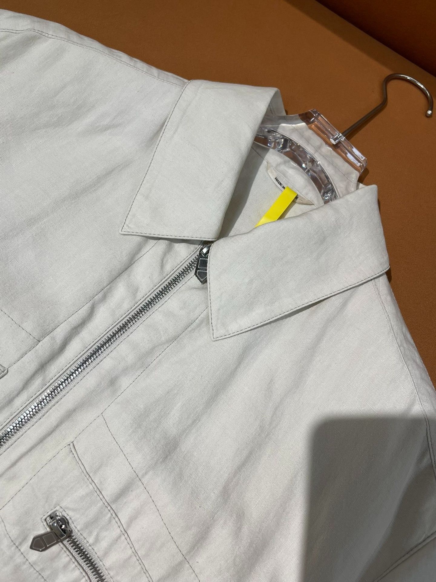 Hermes Hermès Linen Jacket Coat Size US M / EU 48-50 / 2 - 4 Thumbnail