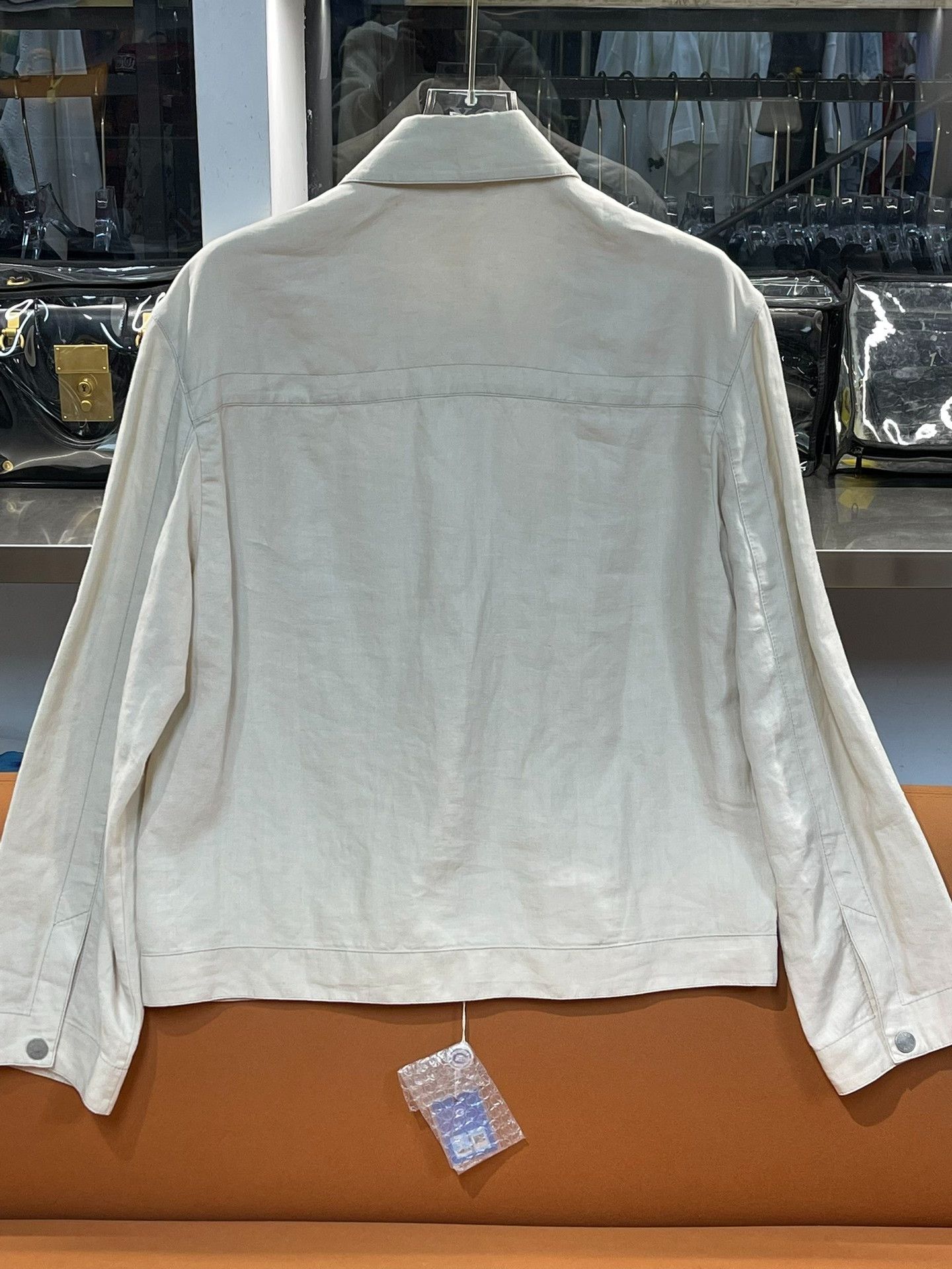 Hermes Hermès Linen Jacket Coat Size US M / EU 48-50 / 2 - 2 Thumbnail