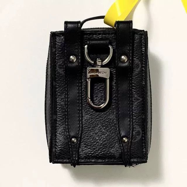 Louis Vuitton LV Black Monogram Virgil Keychain Purse Size ONE SIZE - 2 Thumbnail