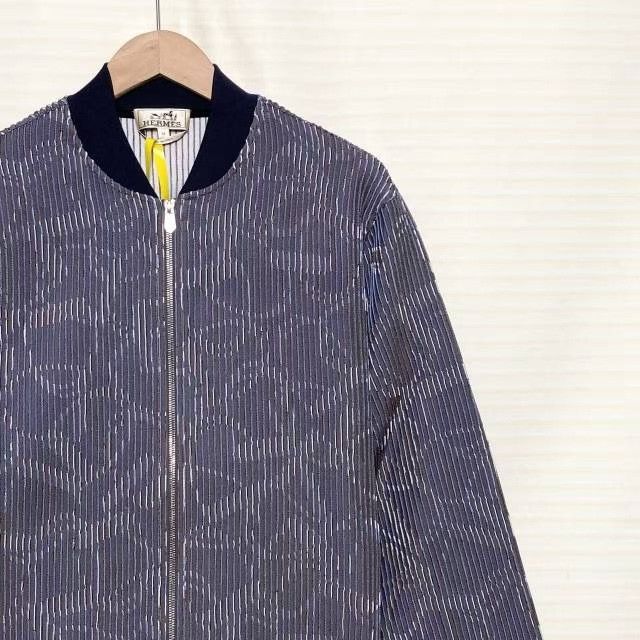 Hermes Hermès Striped Jacquard Jacket Size US M / EU 48-50 / 2 - 4 Thumbnail