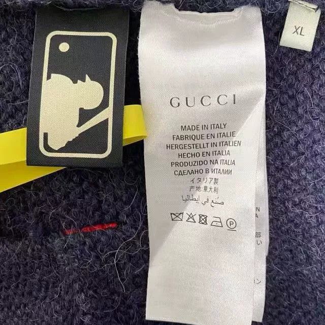 Gucci Gucci x NY Yankees Logo Wool Sweater Size US XL / EU 56 / 4 - 4 Thumbnail