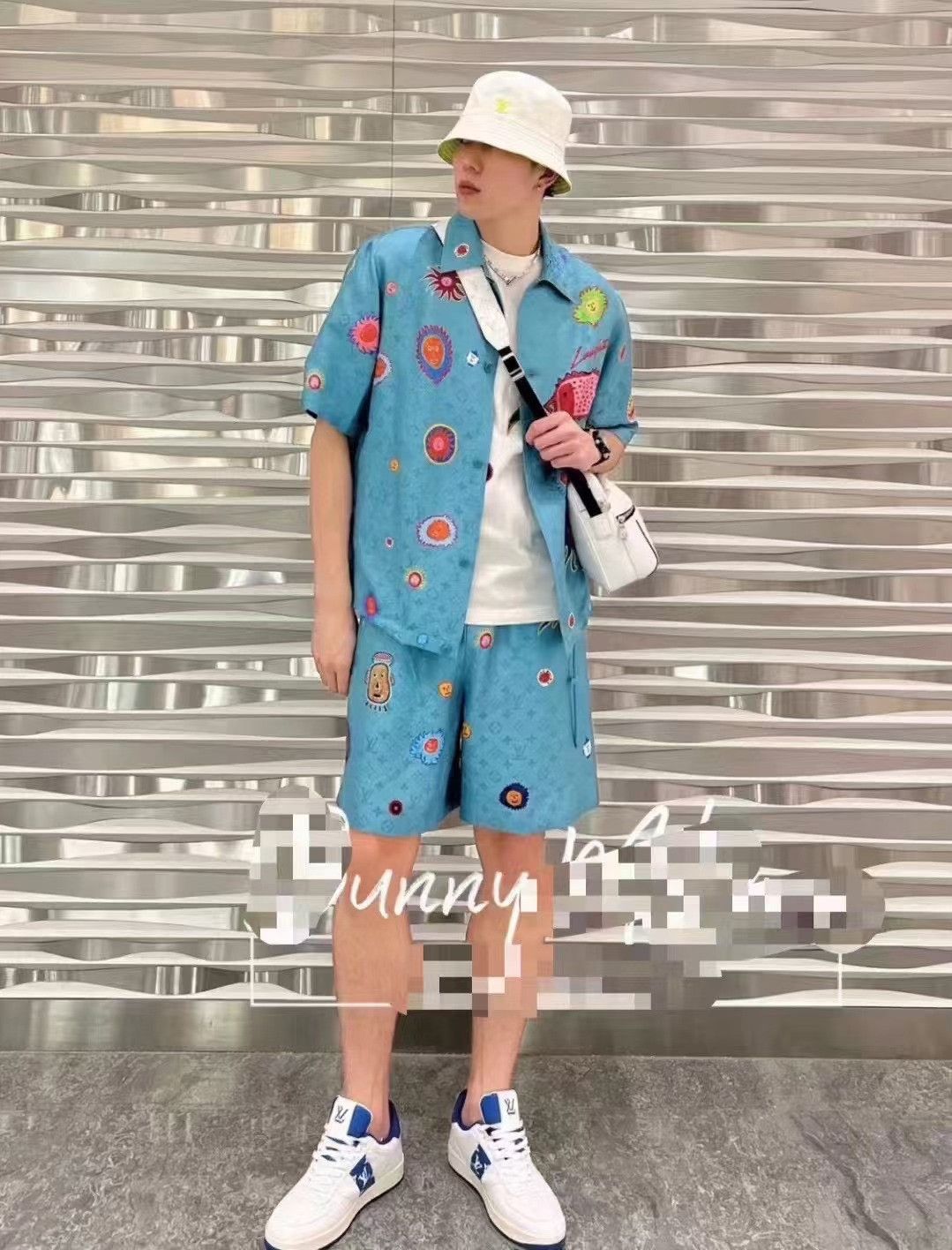 Louis Vuitton Louis Vuitton x Yayoi Kusama Face Print Shorts Size 34" / US 12 / IT 48 - 8 Thumbnail