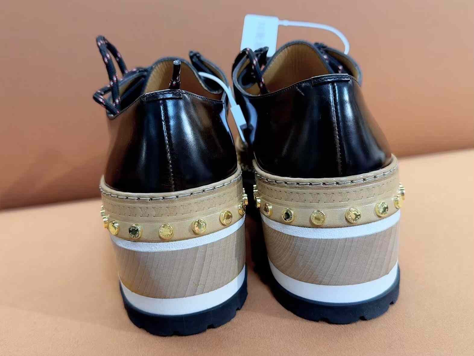 Louis Vuitton Louis Vuitton Woodcut Leather Shoes Size US 7 / EU 40 - 3 Thumbnail