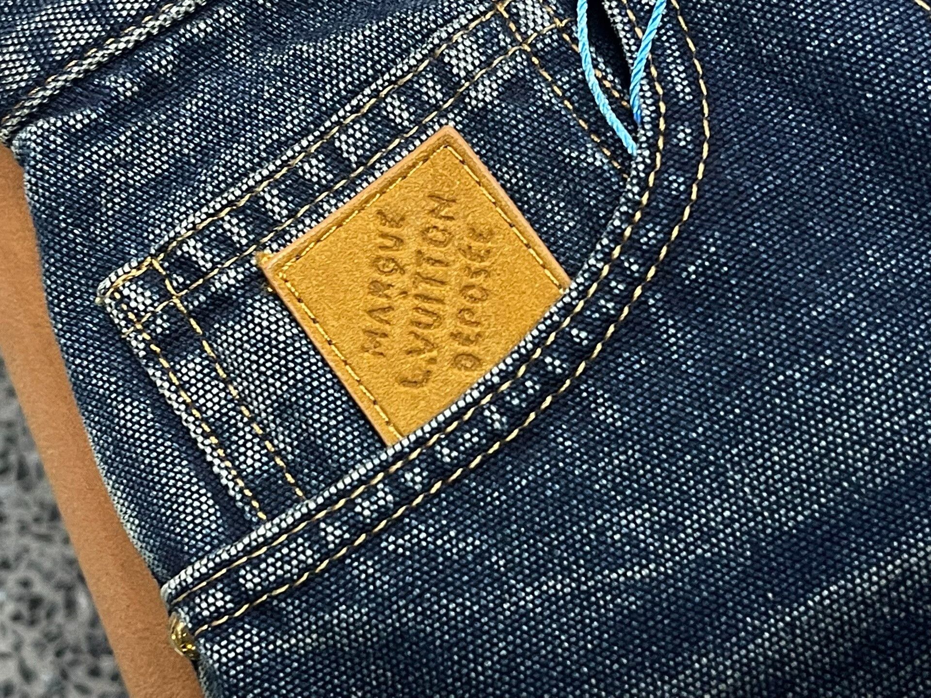Louis Vuitton Louis Vuitton x Nigo Denim Shorts Size US 29 - 3 Thumbnail