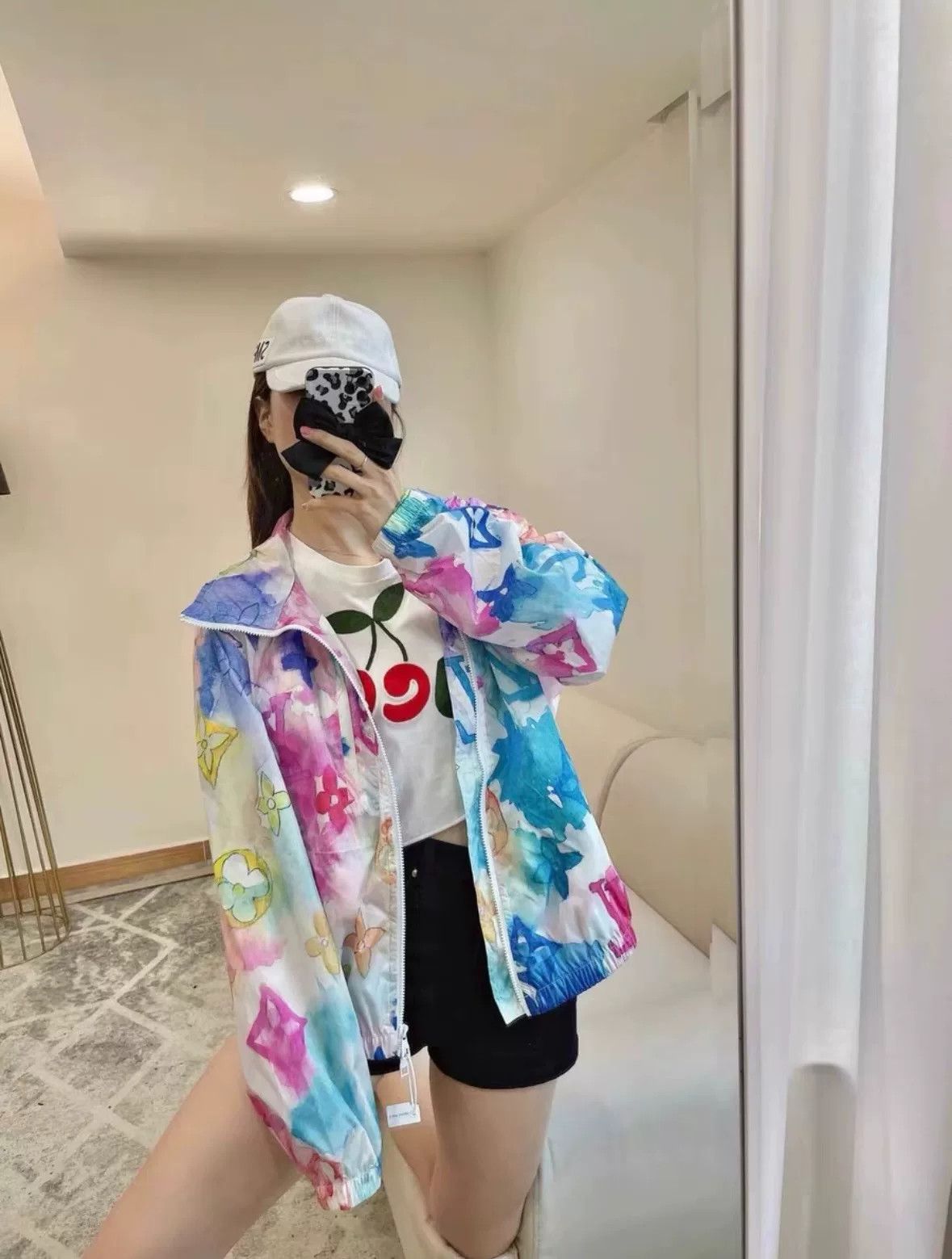 Louis Vuitton Louis Vuitton SS21 Ink Print Windproof Jacket Size US M / EU 48-50 / 2 - 7 Thumbnail
