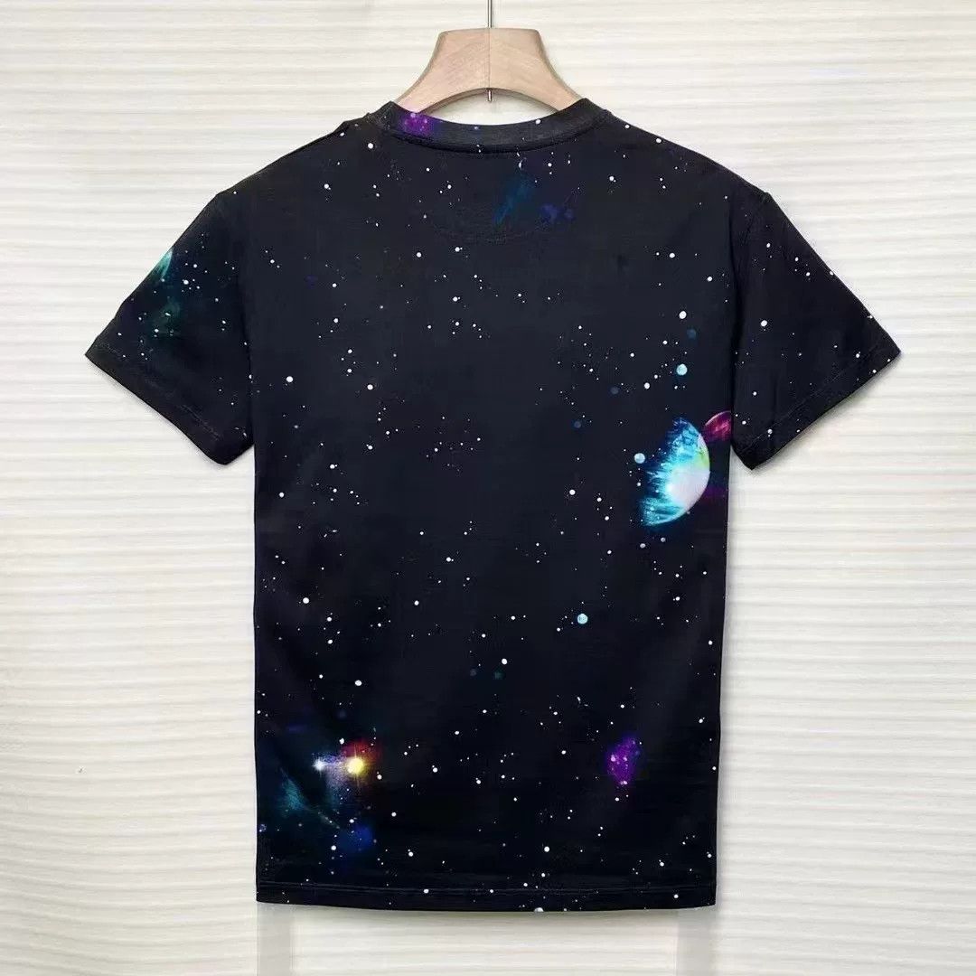 Valentino Valentino Men's Planet Print Cotton T-Shirt Size US XS / EU 42 / 0 - 2 Thumbnail