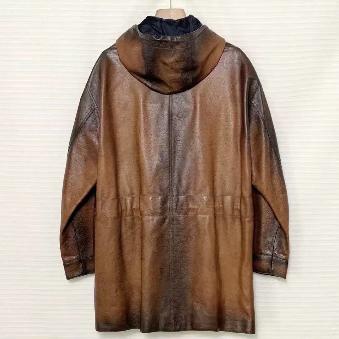 Berluti Berluti Showpiece Color-Rubbed Trench Coat Size US M / EU 48-50 / 2 - 2 Thumbnail