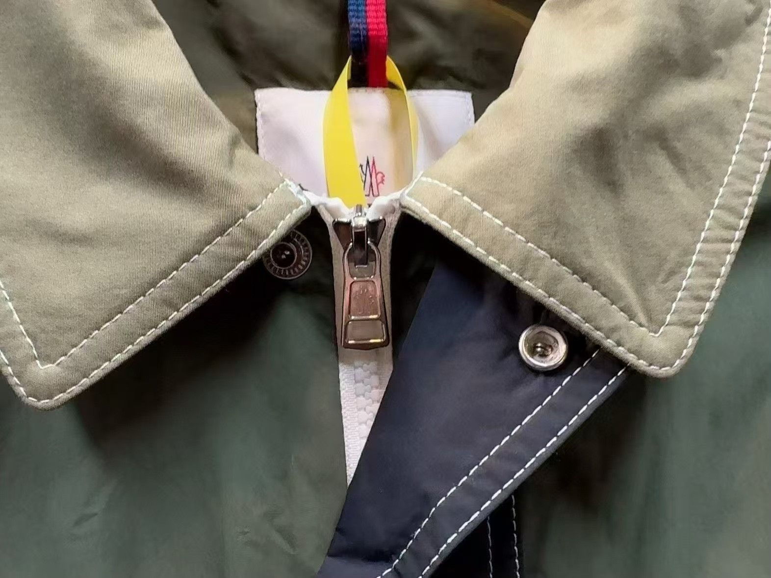 Moncler Moncler Colorblock Logo Collar Workwear Jacket Size US S / EU 44-46 / 1 - 3 Thumbnail
