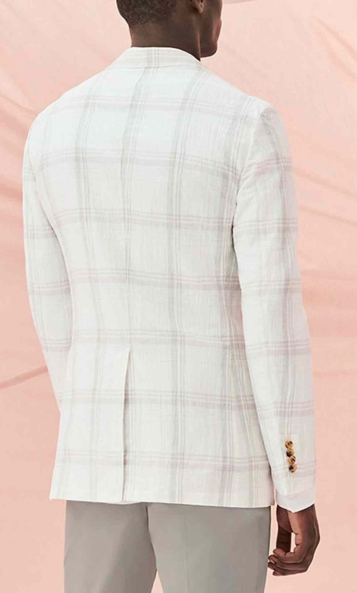 Hermes HERMES SS22 Carreaux Linen Check Blazer Size US S / EU 44-46 / 1 - 9 Thumbnail