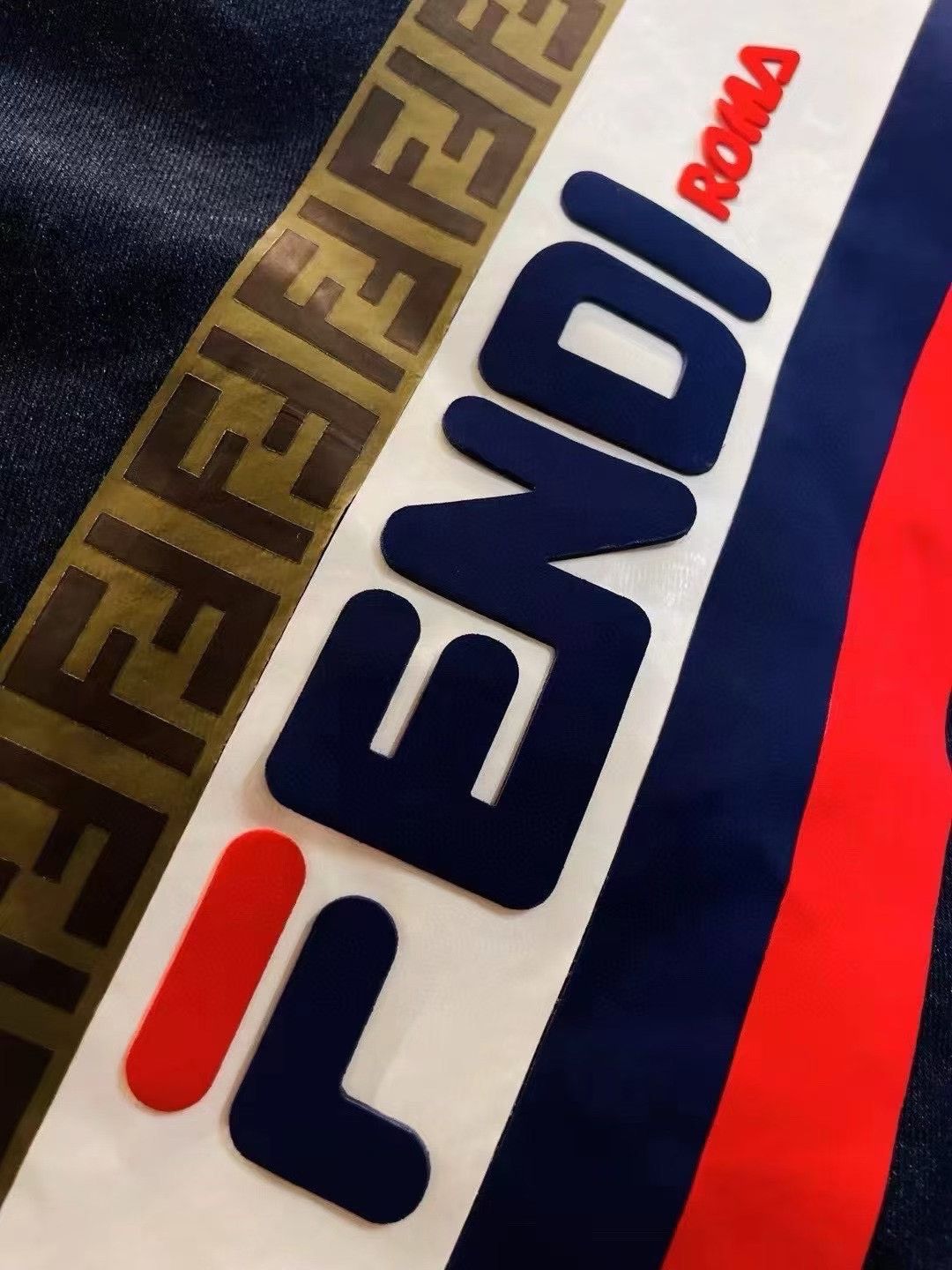 Fendi FENDI x Flia Patchwork Logo Denim Jacket Size US M / EU 48-50 / 2 - 3 Thumbnail