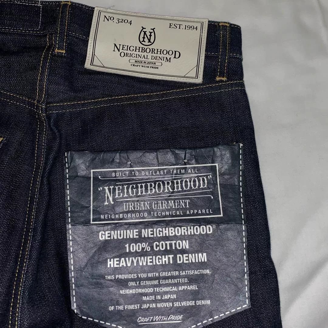 Neighborhood NEIGHBORHOOD RIGID Raw Denim Jeans Size US 39 - 6 Thumbnail