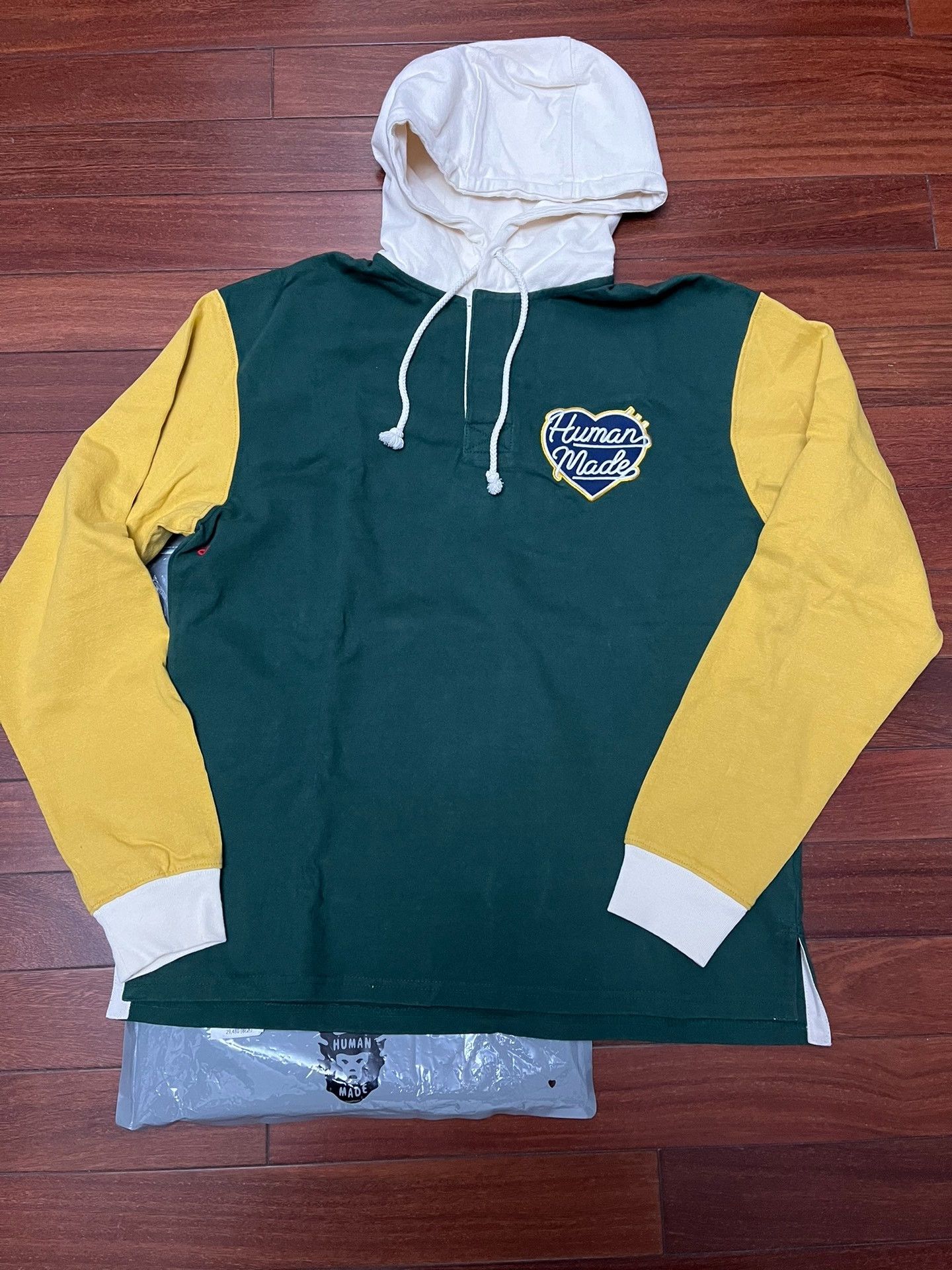 Human Made Human Made Hooded Rugby Polo Size US S / EU 44-46 / 1 - 2 Thumbnail
