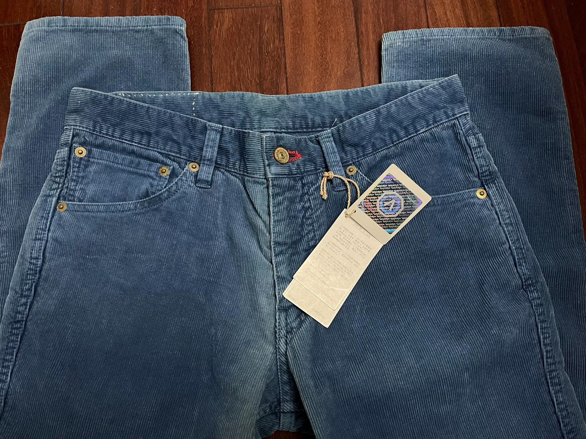 Visvim visvim ict fluxus indigo corduroy pants Size US 26 / EU 42 - 3 Thumbnail