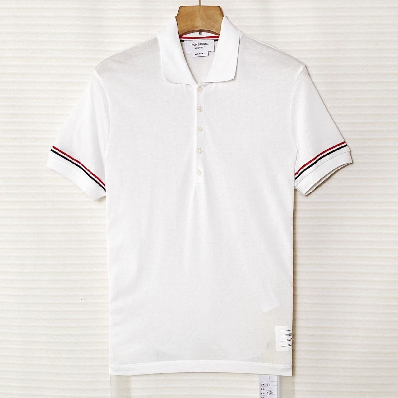 Thom Browne Thom Browne Men's Short-Sleeve Polo Shirt Size US S / EU 44-46 / 1 - 2 Thumbnail