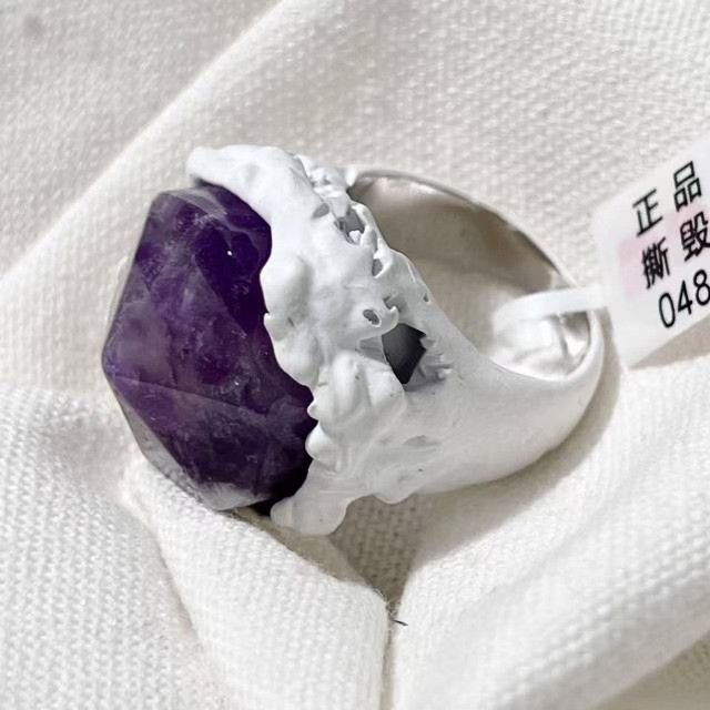 Dior Dior x Daniel Arsham Cracked Amethyst Ring Size ONE SIZE - 3 Thumbnail