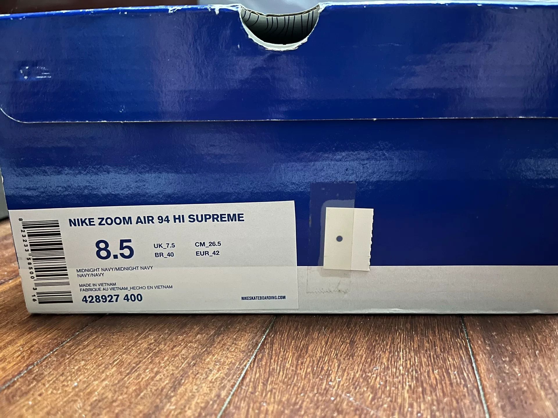 Nike Nike Supreme Zoom Air 94 Skate Shoes Size US 9 / EU 42 - 6 Thumbnail