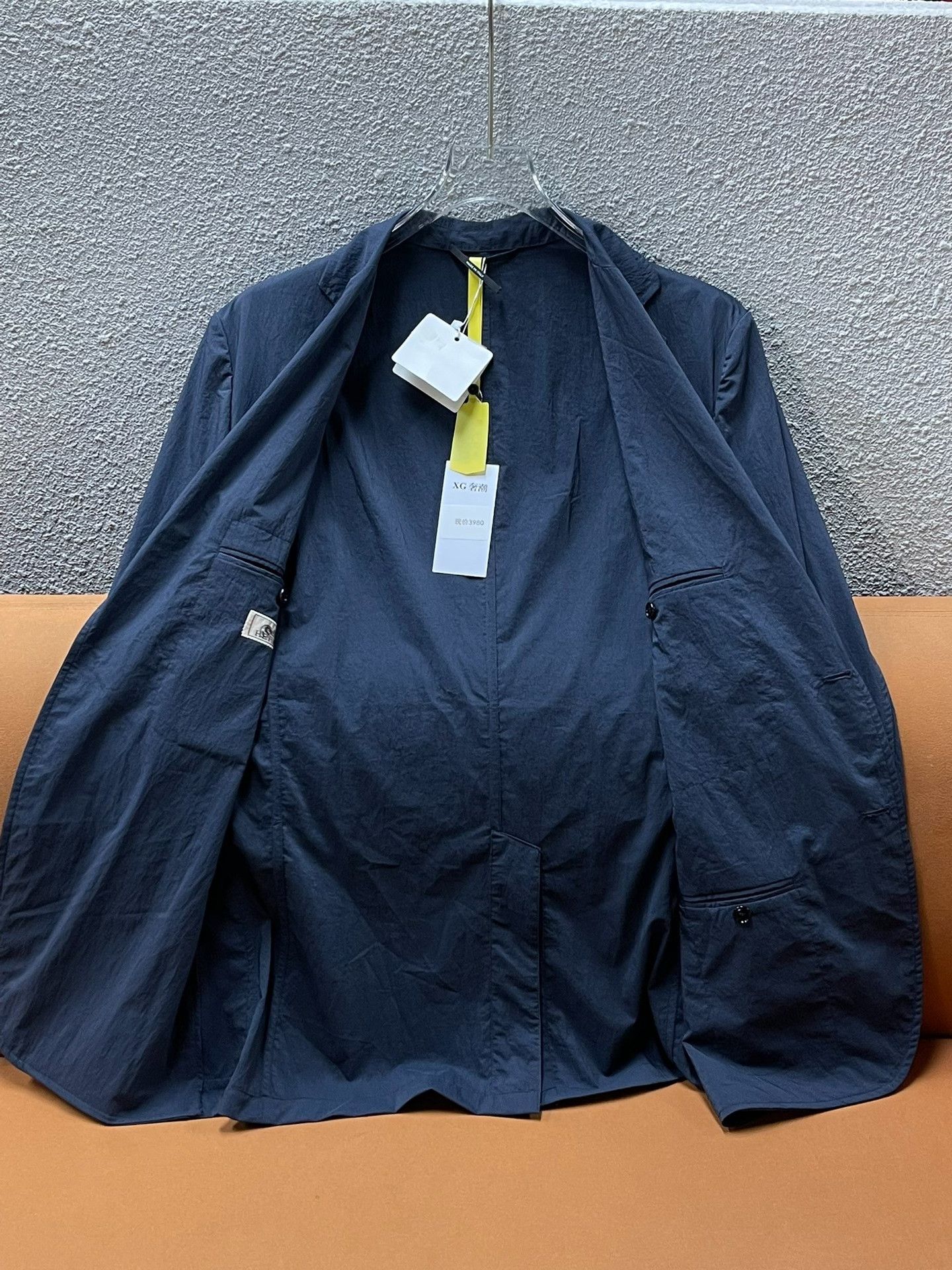 Hermes Hermes Men's Blue Solid Long-sleeve Blazer Size US M / EU 48-50 / 2 - 3 Thumbnail