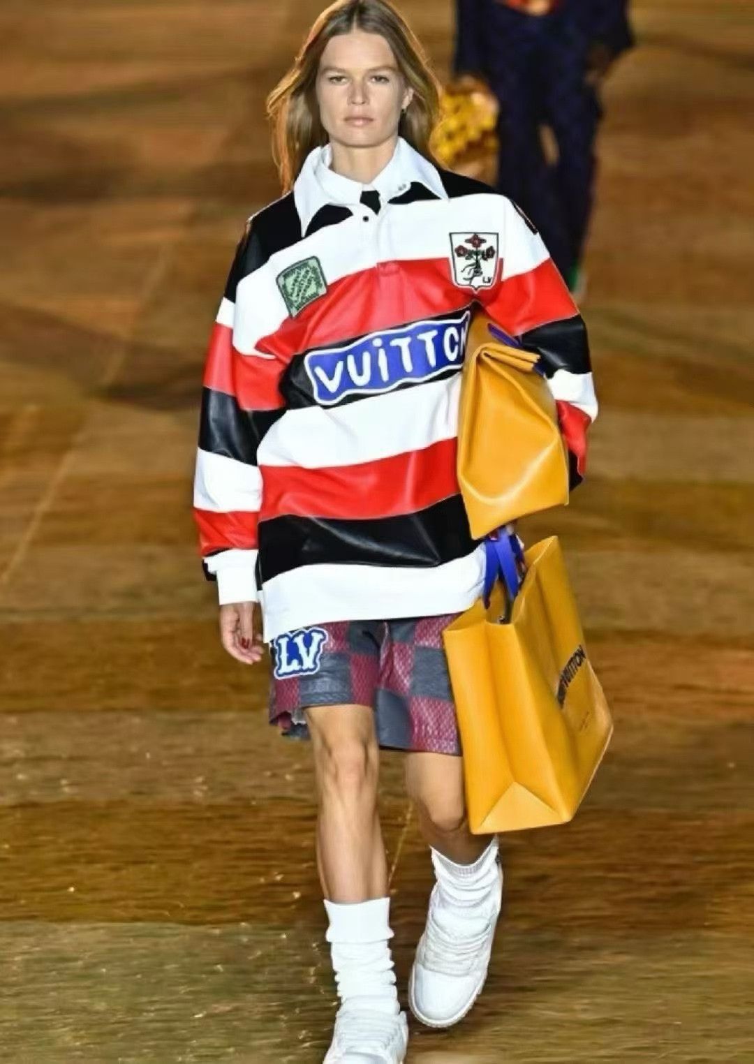 Louis Vuitton LV SS24 Pharrell Checkerboard Logo Shorts Size US 30 / EU 46 - 8 Thumbnail