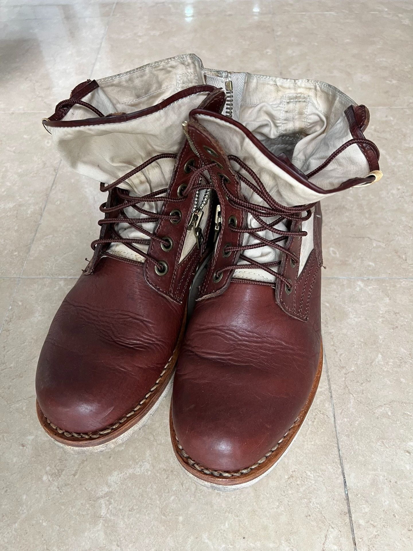 Visvim Visvim 7HOLE 73-FOLK Military Boots Size US 9.5 / EU 42-43 - 2 Thumbnail