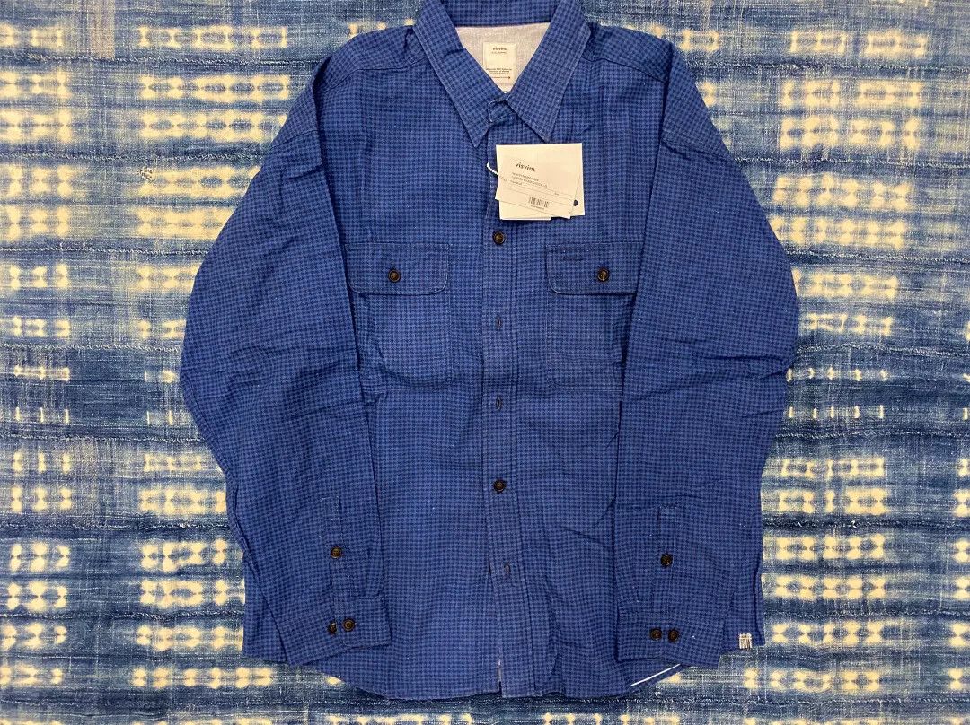 Visvim visvim 21ss Lumber Khadi Check L/S Shirt Size US XL / EU 56 / 4 - 4 Thumbnail