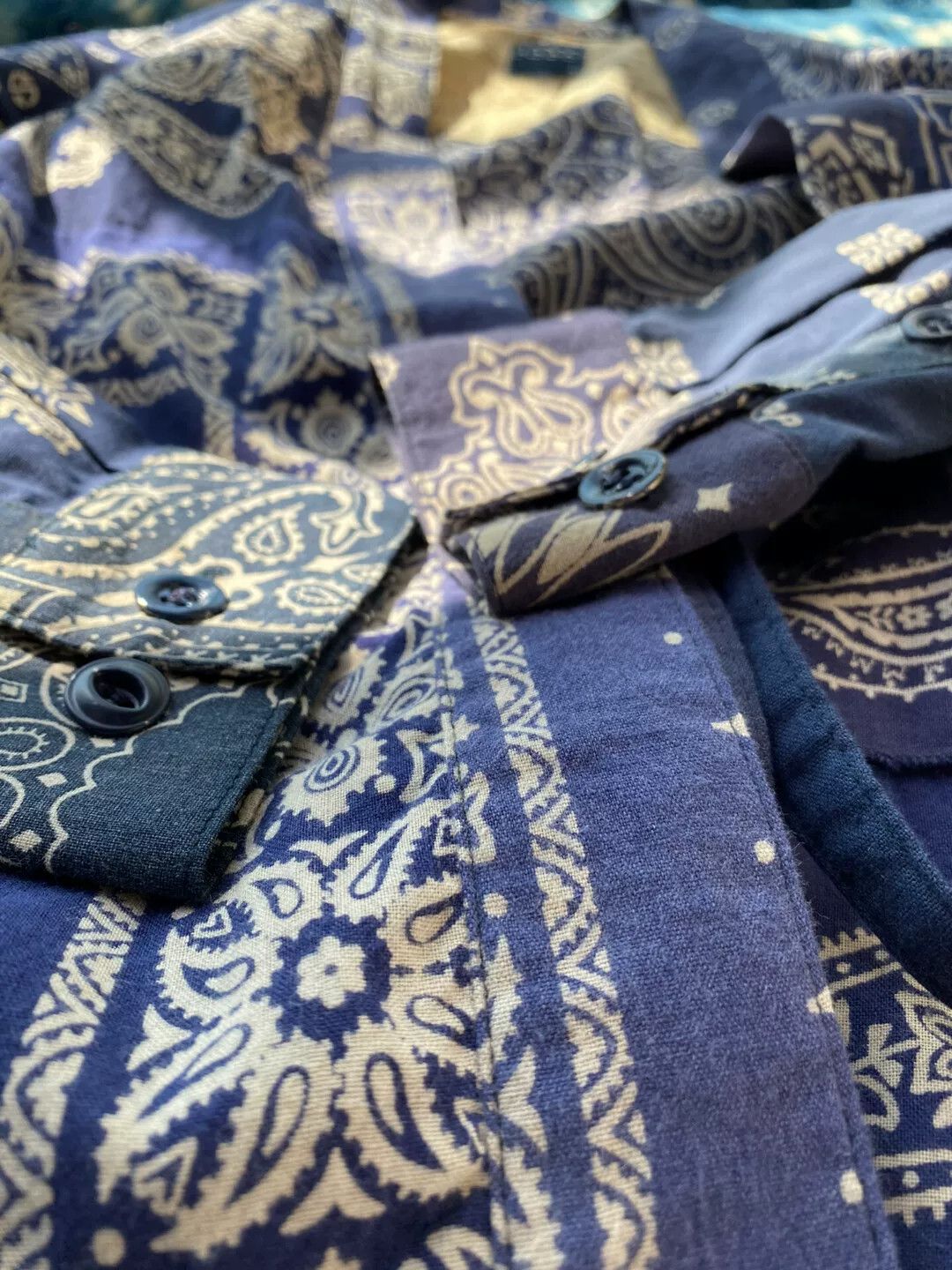 Visvim Visvim WMV Lhamo Vintage Bandana Shirt Size M / US 6-8 / IT 42-44 - 5 Thumbnail