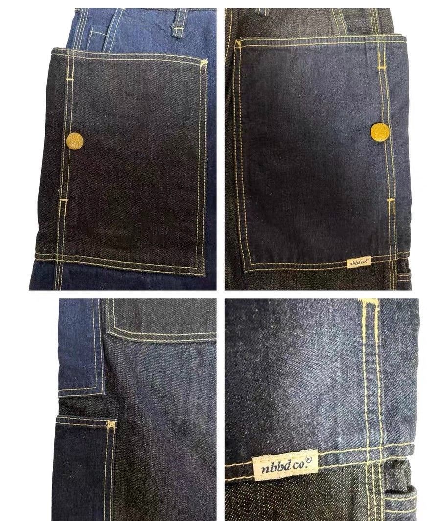 Neighborhood Neighborhood Raw Denim Patchwork Jeans Size US 26 / EU 42 - 4 Thumbnail