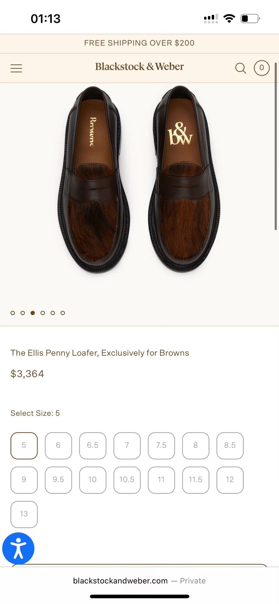 Blackstock & Weber Blackstock & Weber Ellis Penny Loafer Size US 8.5 / EU 41-42 - 2 Thumbnail