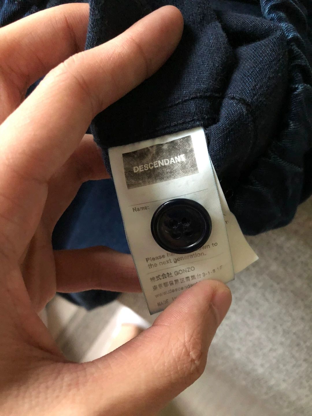 Descendant Descendant 18SS Dcdt Indigo Four-Pocket Size US S / EU 44-46 / 1 - 7 Thumbnail