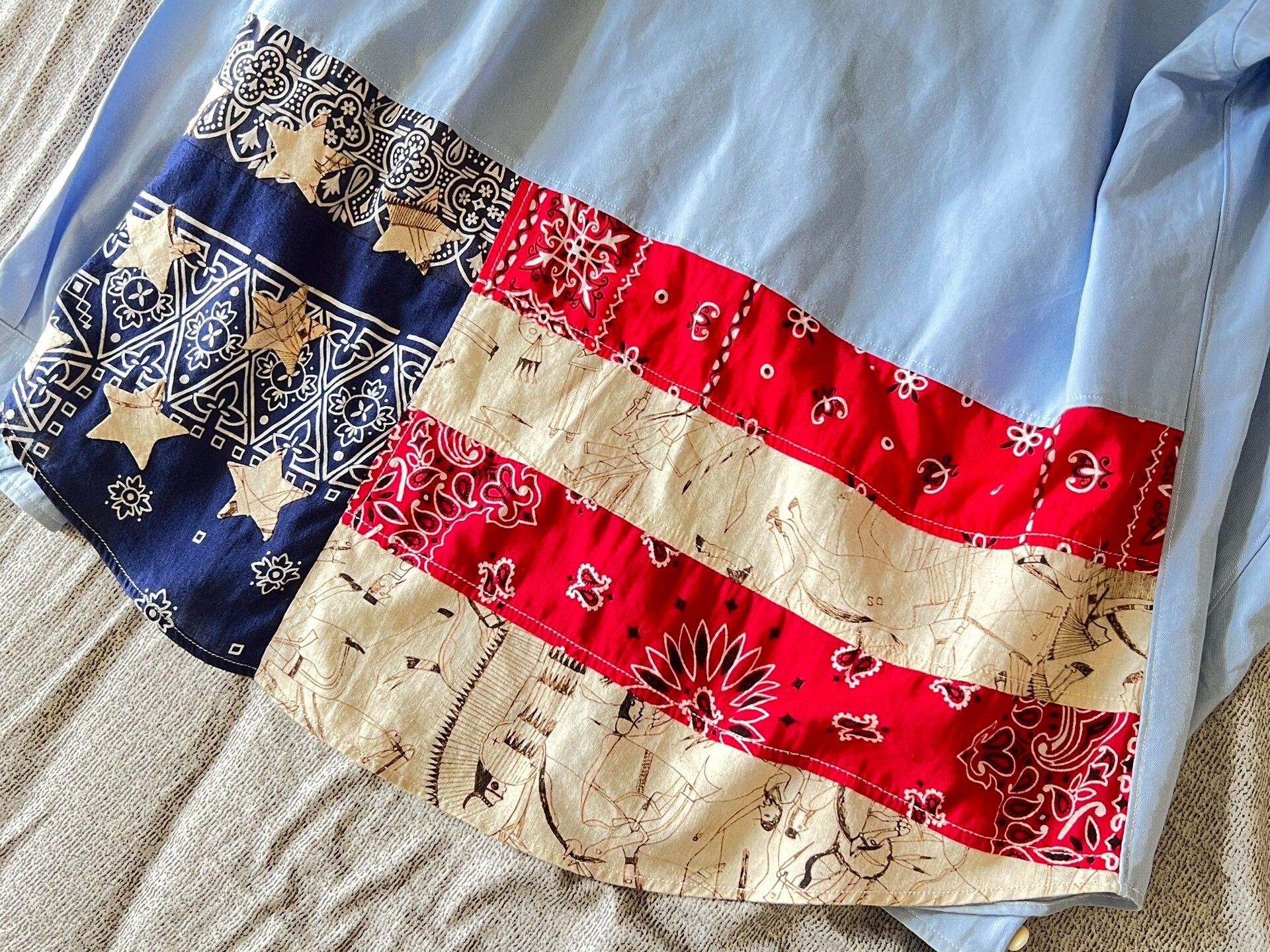 Visvim VISVIM 19SS LUNGTA SHIRT L/S STARS Size US M / EU 48-50 / 2 - 2 Thumbnail