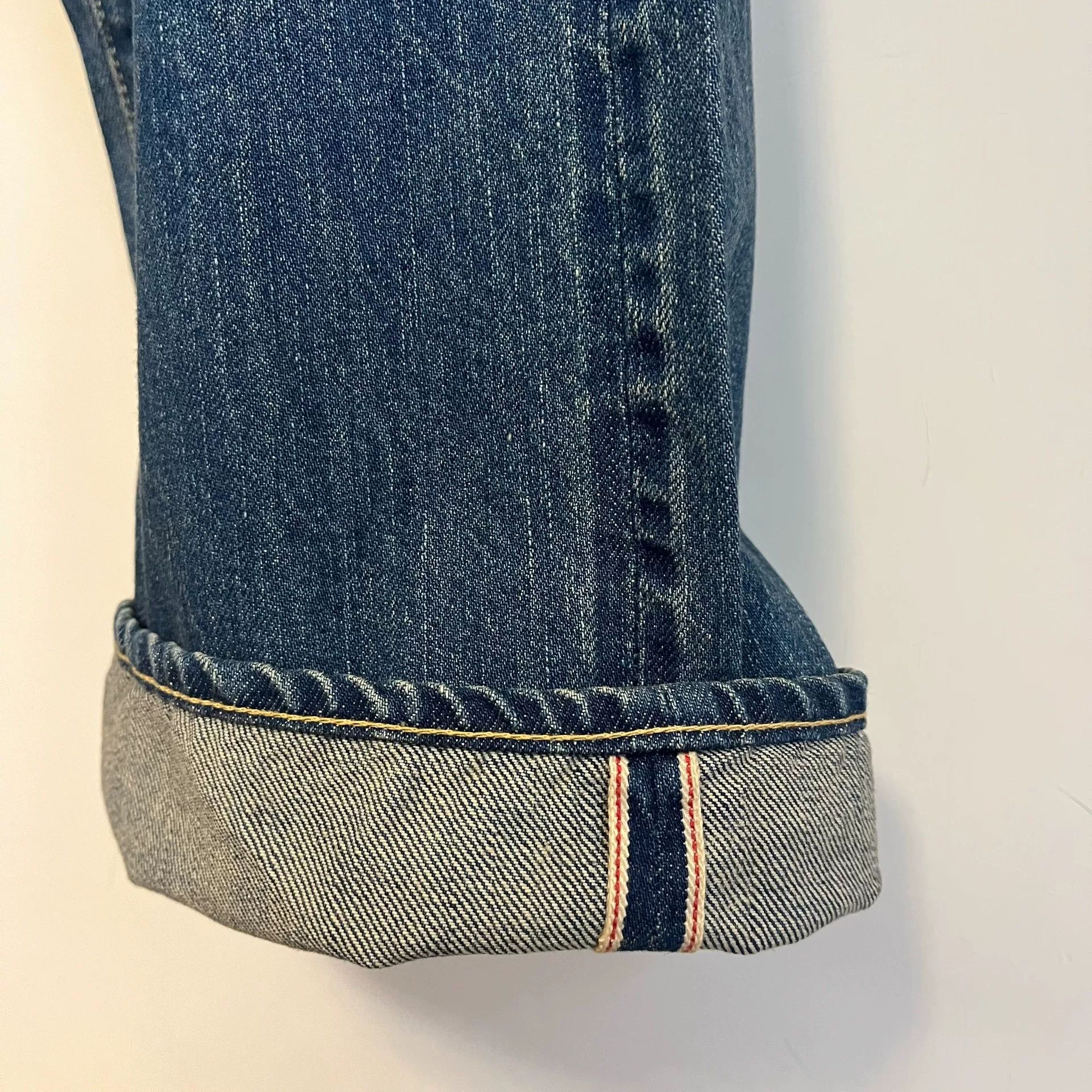 A.PRESSE Presse Washed Denim Wide Pants Size US 36 / EU 52 - 3 Thumbnail