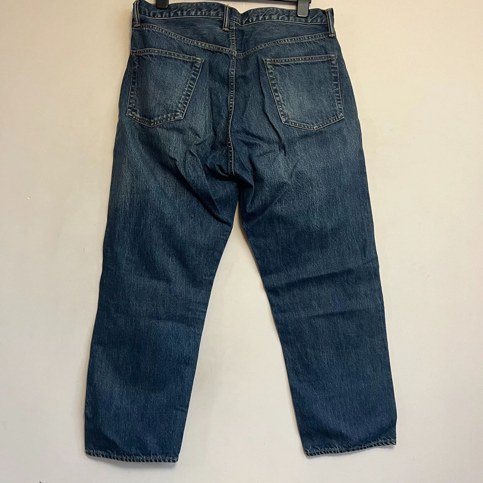 A.PRESSE Presse Washed Denim Wide Pants Size US 36 / EU 52 - 4 Thumbnail
