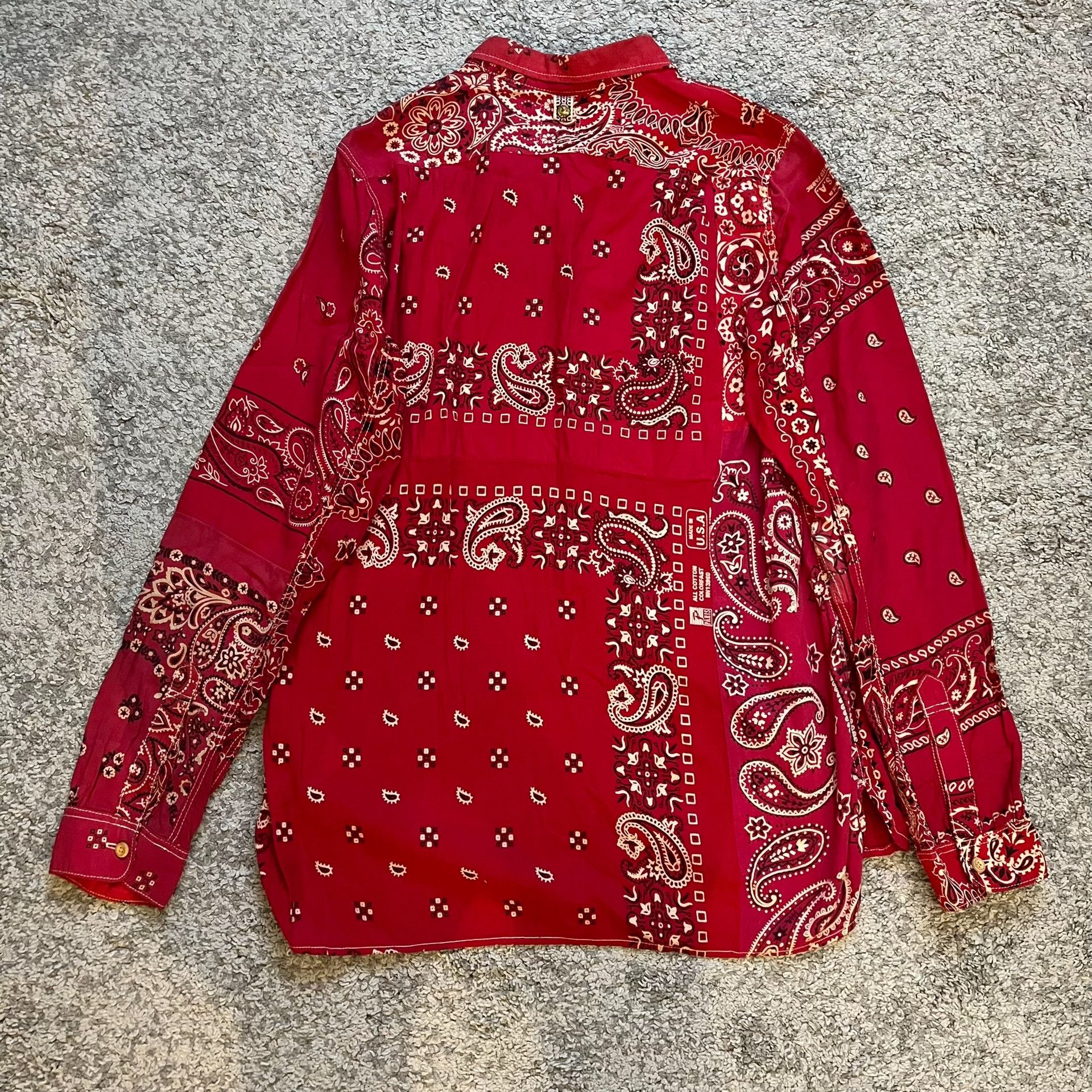Visvim visvim ICT Long Rider LS Paisley Rare Size US S / EU 44-46 / 1 - 5 Thumbnail
