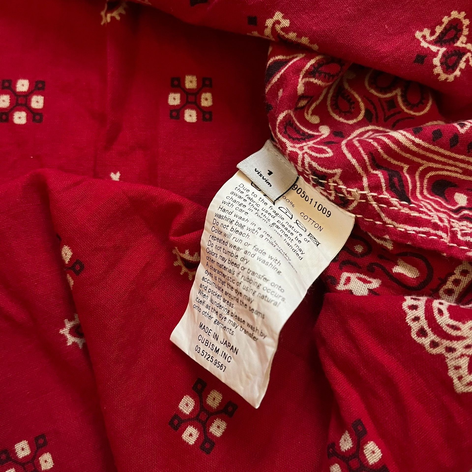 Visvim visvim ICT Long Rider LS Paisley Rare Size US S / EU 44-46 / 1 - 4 Thumbnail