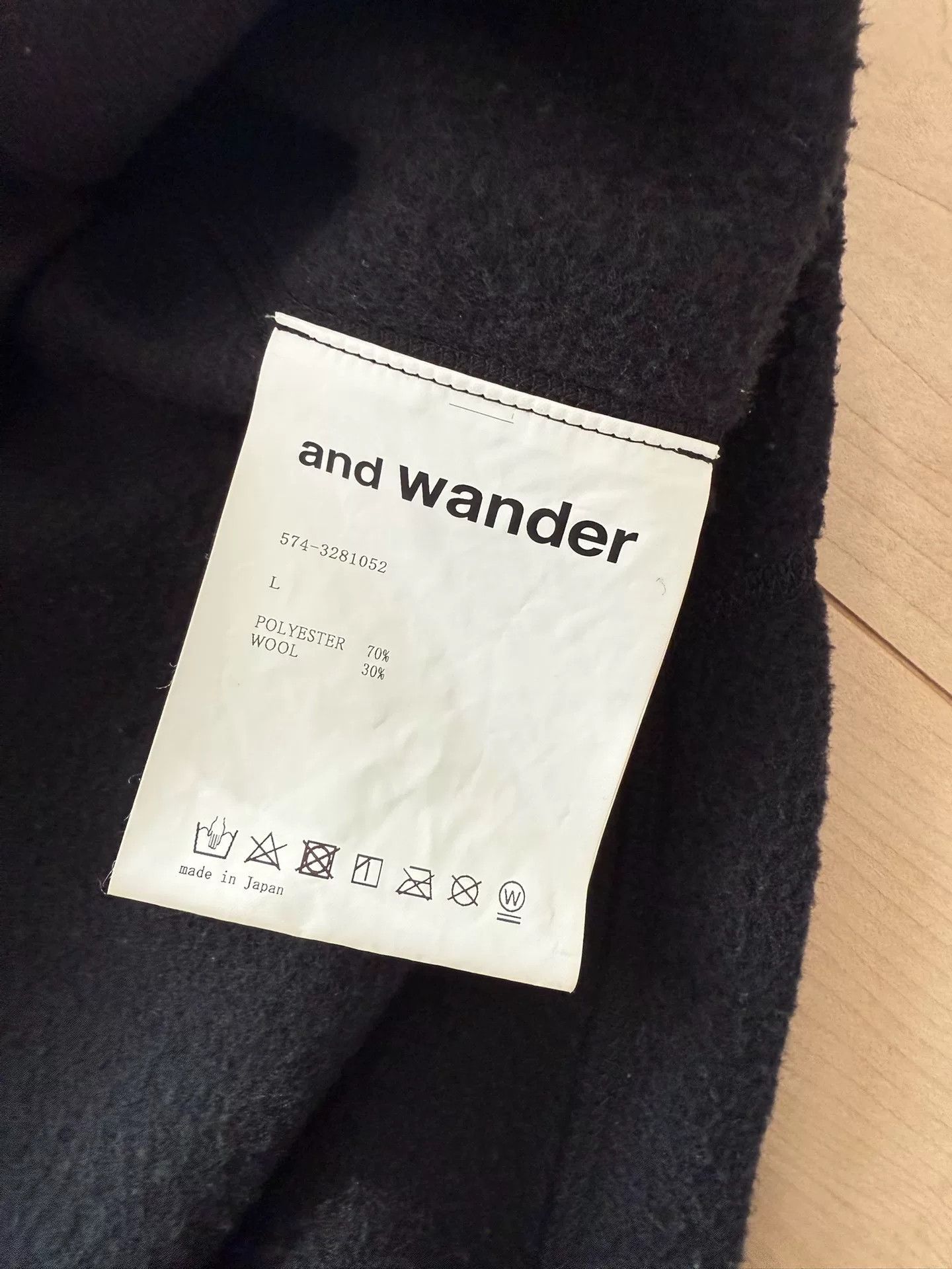 And Wander and wander wool fleece pullover Size US L / EU 52-54 / 3 - 5 Thumbnail