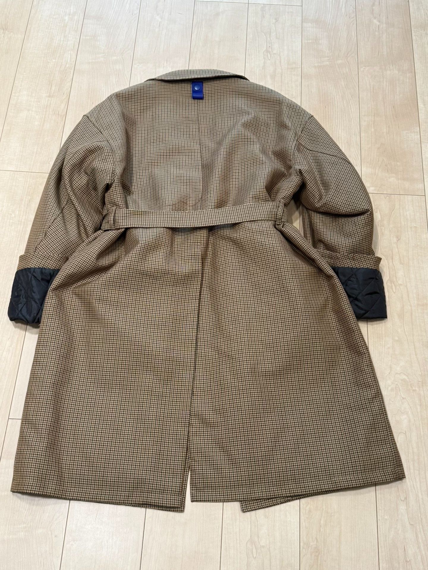 Vanishing Elephant Elephant Tribal Fabrics Wool Quilted Coat Size US M / EU 48-50 / 2 - 4 Thumbnail