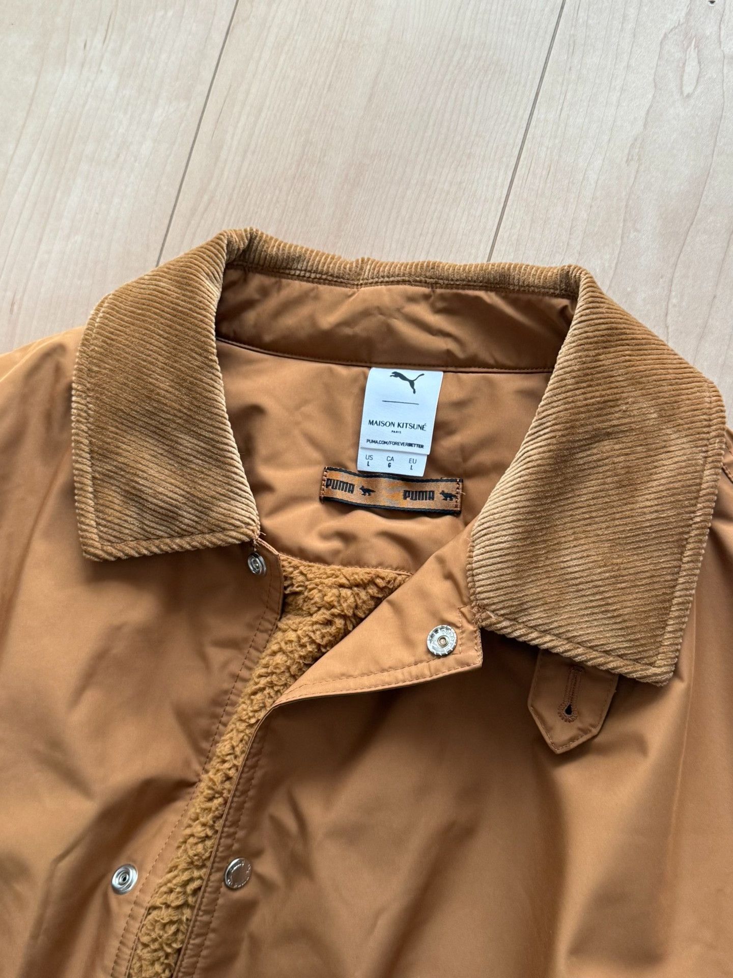 Maison Kitsune Maison Kitsune x Puma Collaboration Coat Size US L / EU 52-54 / 3 - 2 Thumbnail