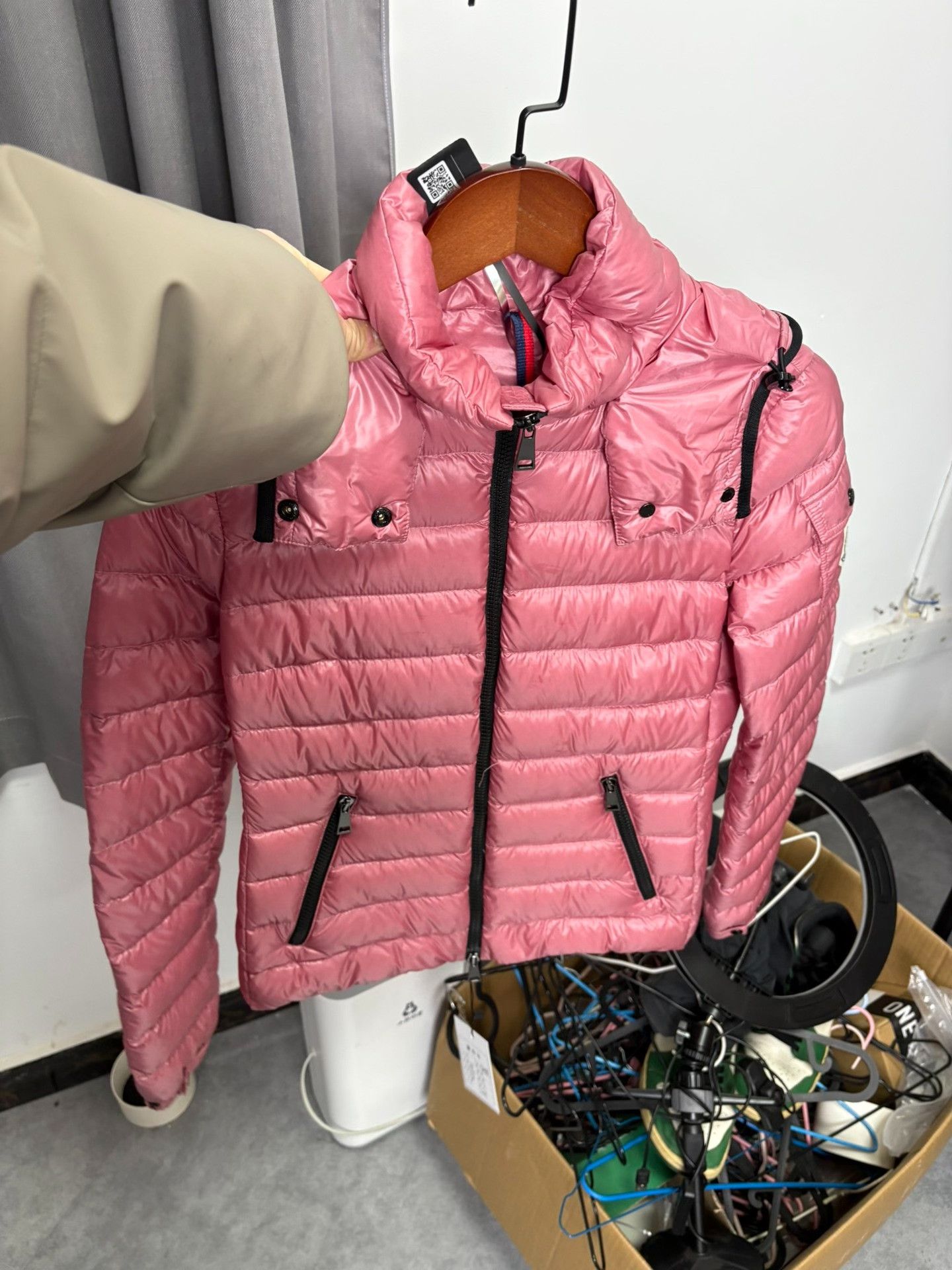 Moncler Moncler Down Pink Down Jacket 60 Women Size XXL / US 16-18 / IT 52-54 - 8 Thumbnail