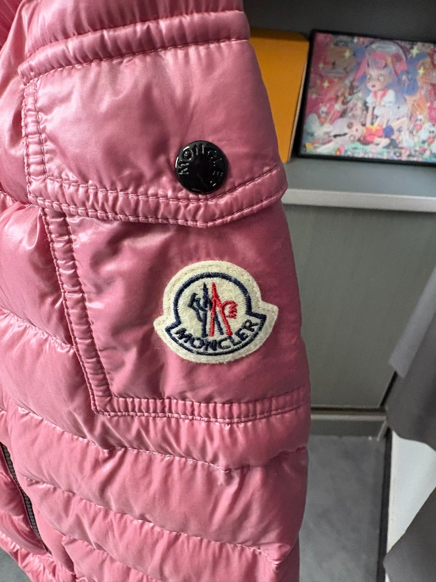 Moncler Moncler Down Pink Down Jacket 60 Women Size XXL / US 16-18 / IT 52-54 - 2 Thumbnail