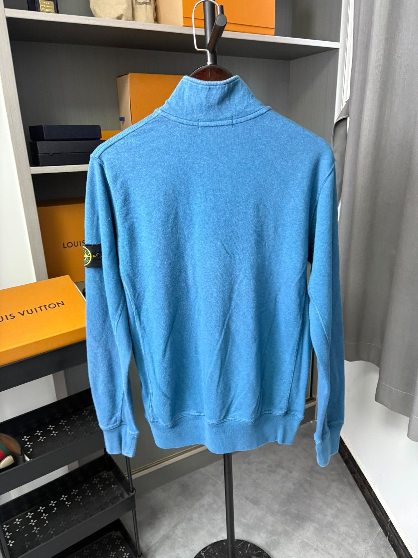 Stone Island Stone Island Blue Hoodie L Men Size US L / EU 52-54 / 3 - 5 Thumbnail