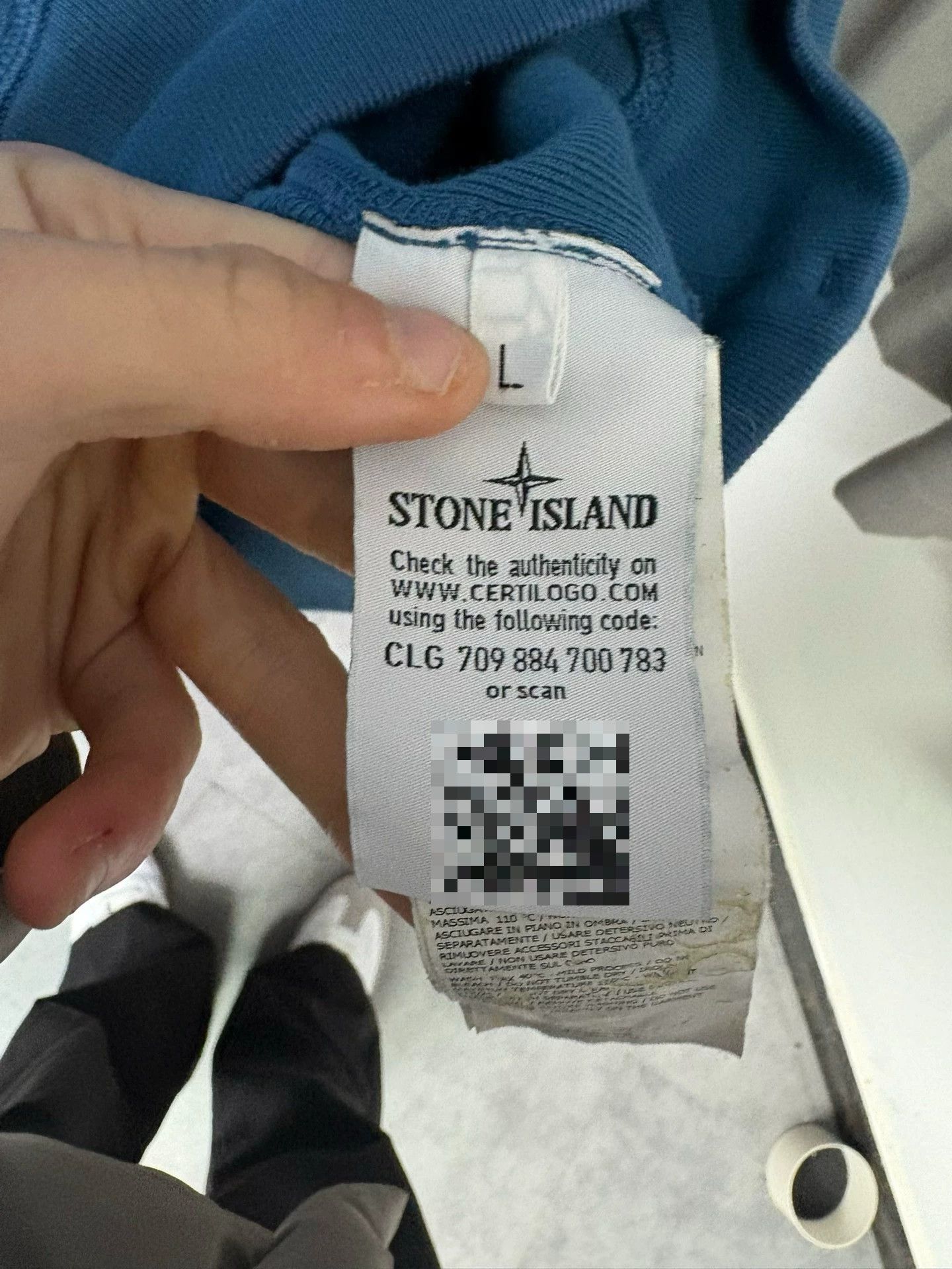 Stone Island Stone Island Blue Hoodie L Men Size US L / EU 52-54 / 3 - 6 Thumbnail