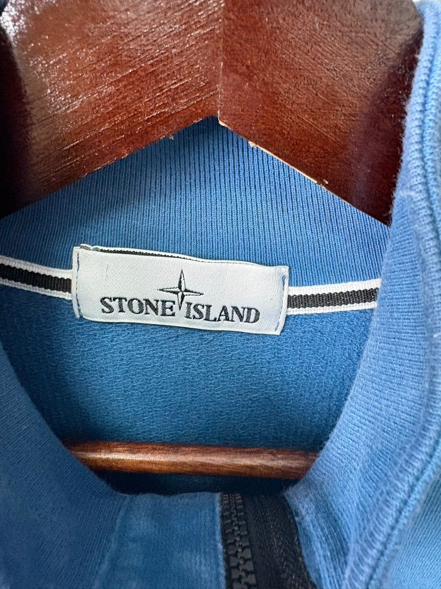 Stone Island Stone Island Blue Hoodie L Men Size US L / EU 52-54 / 3 - 3 Thumbnail