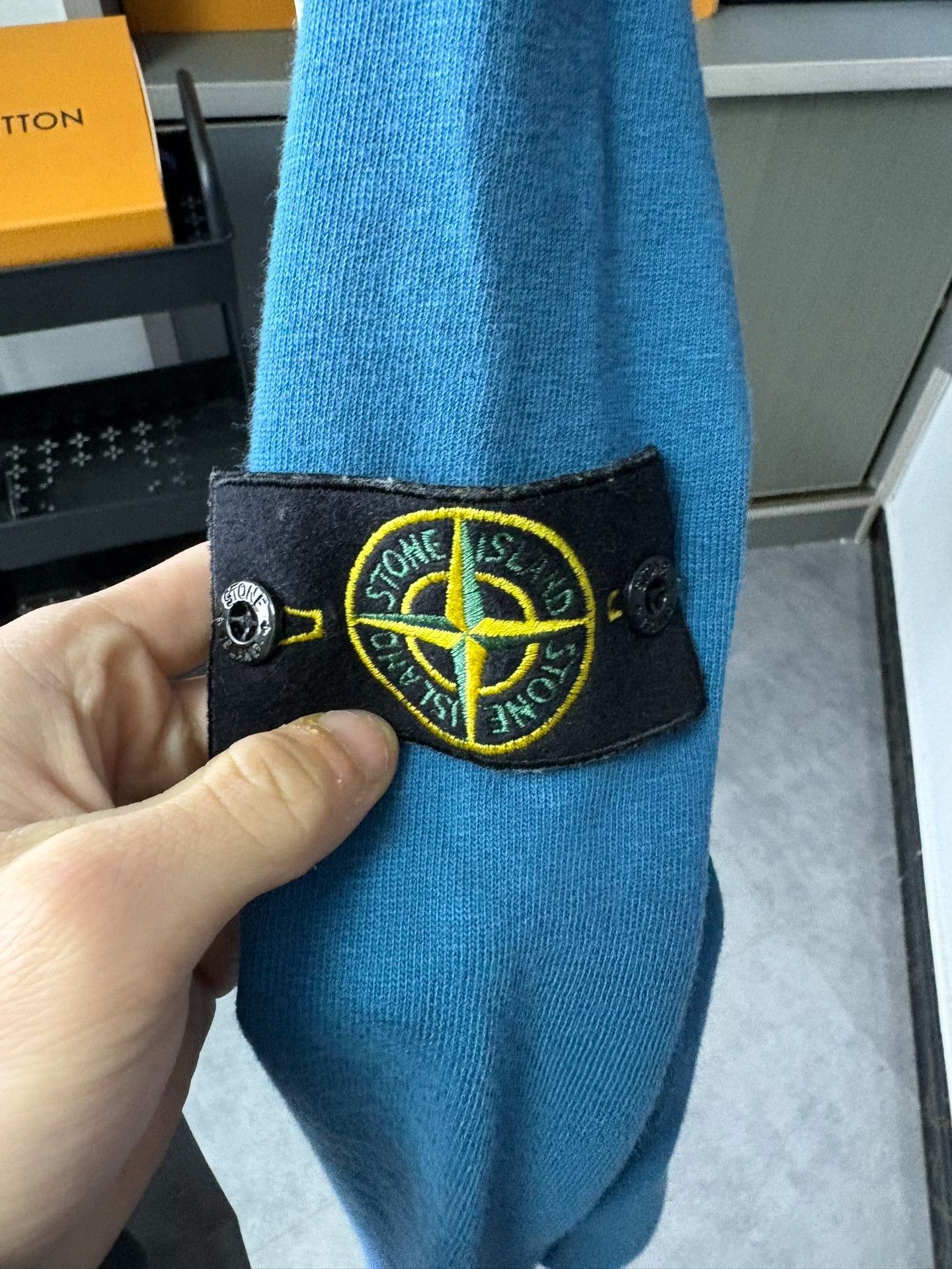 Stone Island Stone Island Blue Hoodie L Men Size US L / EU 52-54 / 3 - 4 Thumbnail