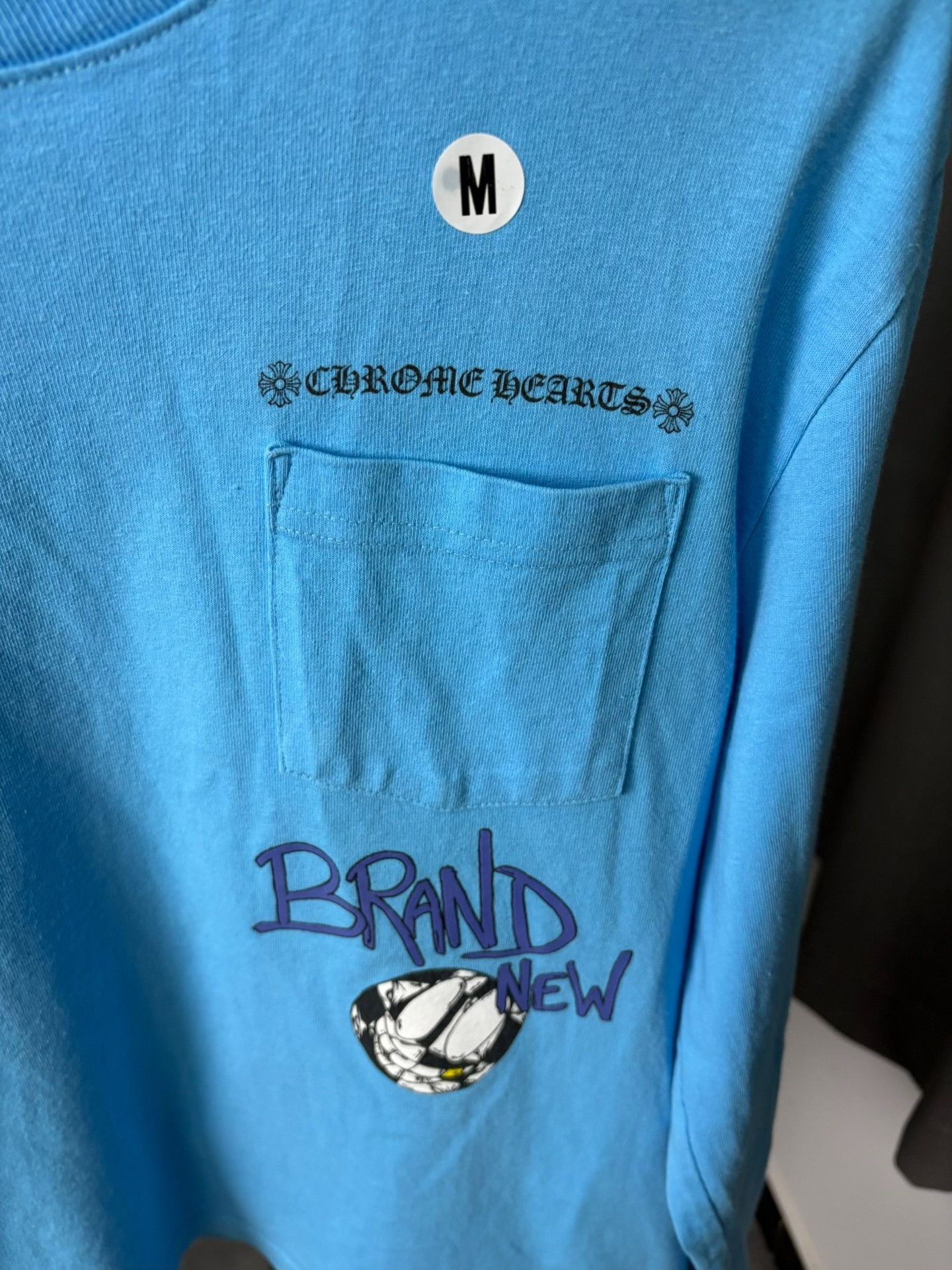 Chrome Hearts Chrome Hearts Blue T-Shirt M Men Size US M / EU 48-50 / 2 - 2 Thumbnail