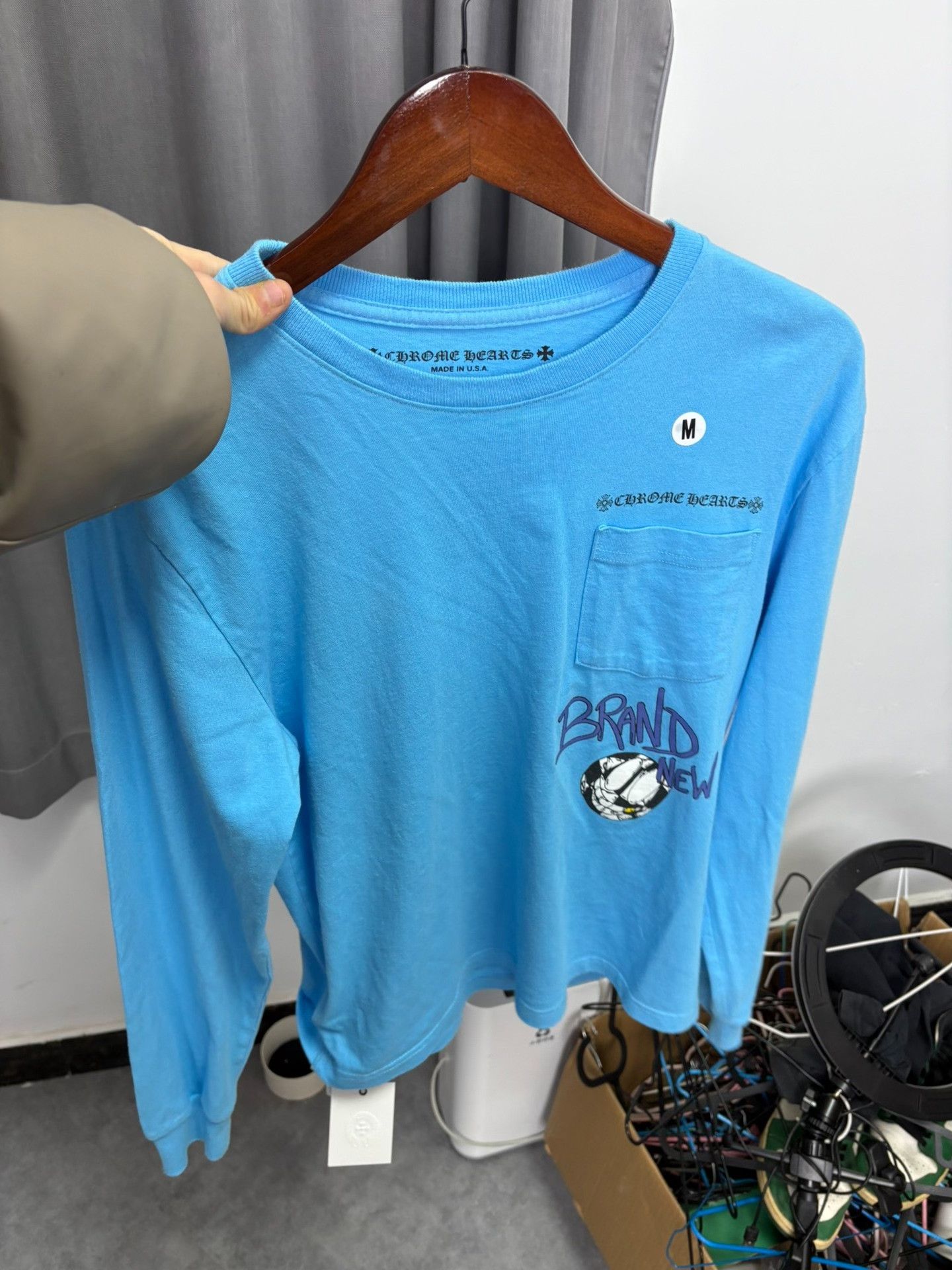 Chrome Hearts Chrome Hearts Blue T-Shirt M Men Size US M / EU 48-50 / 2 - 8 Thumbnail