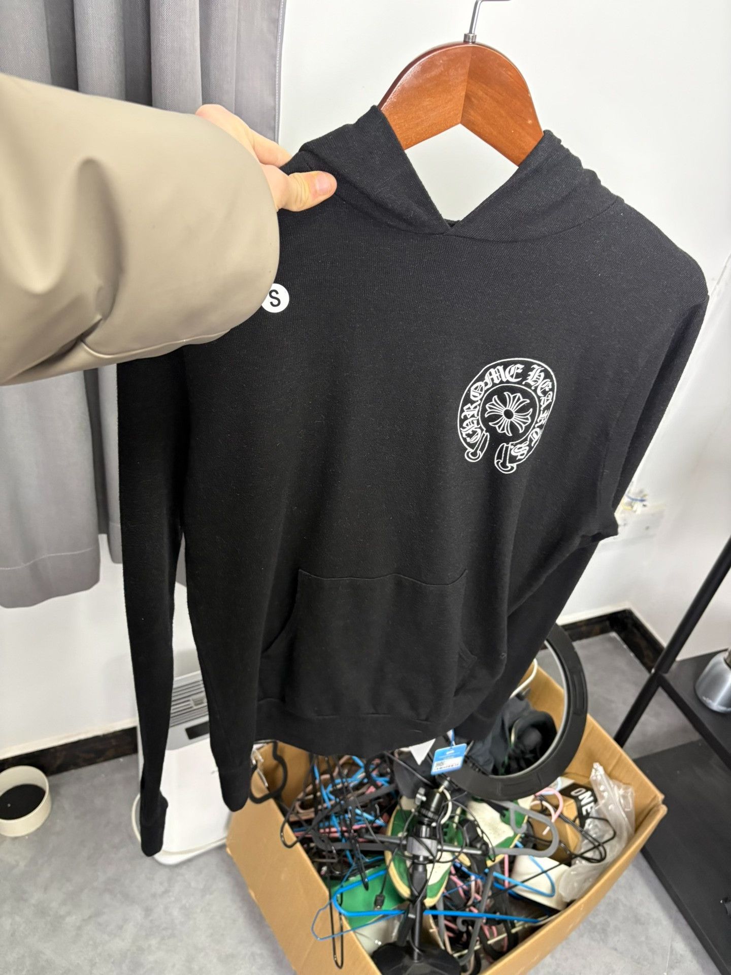 Chrome Hearts Chrome Hearts Collab Black Hoodie S Men Size US S / EU 44-46 / 1 - 7 Thumbnail