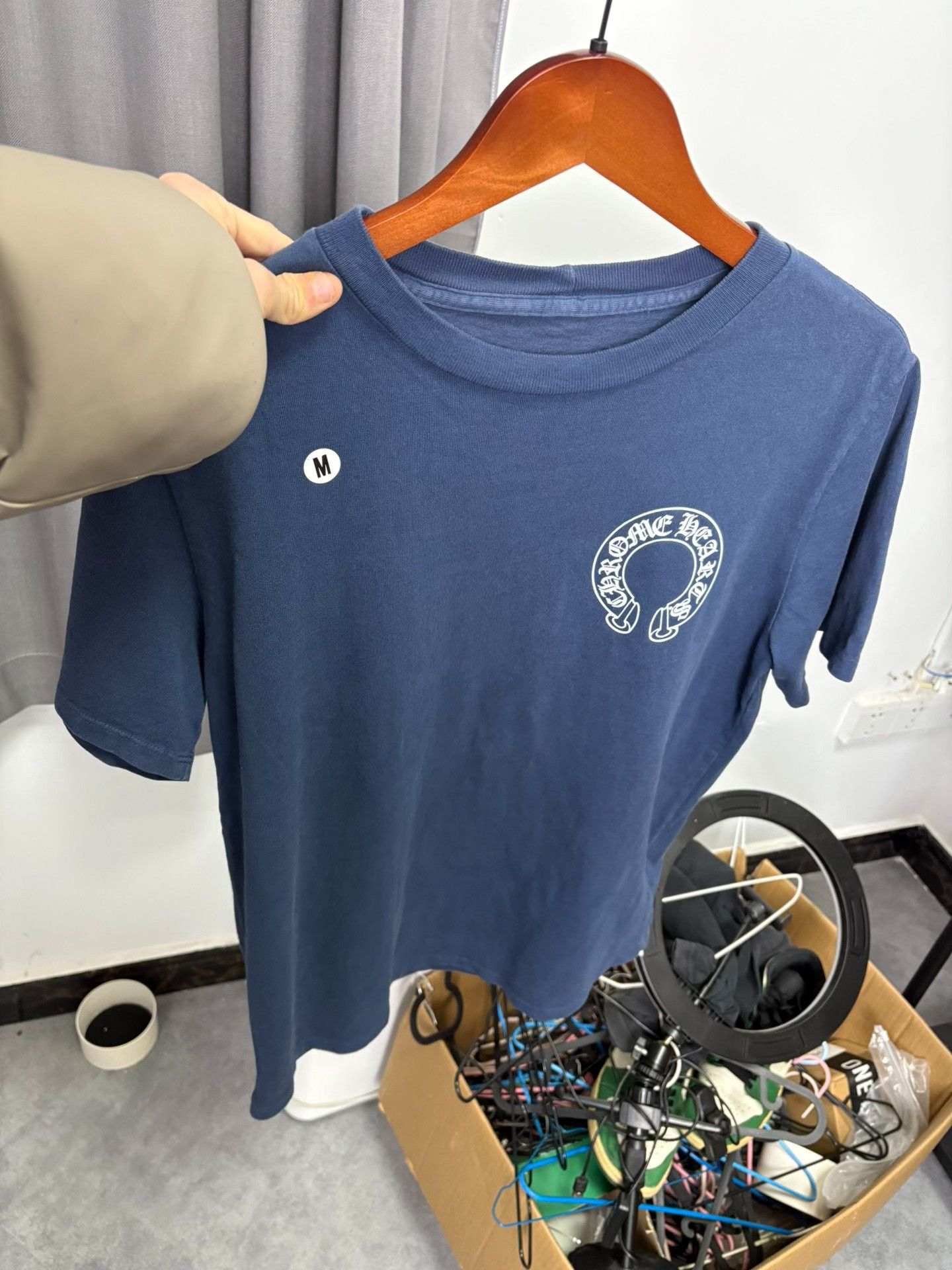 Chrome Hearts Chrome Hearts Blue T-Shirt M Men Size US M / EU 48-50 / 2 - 7 Thumbnail