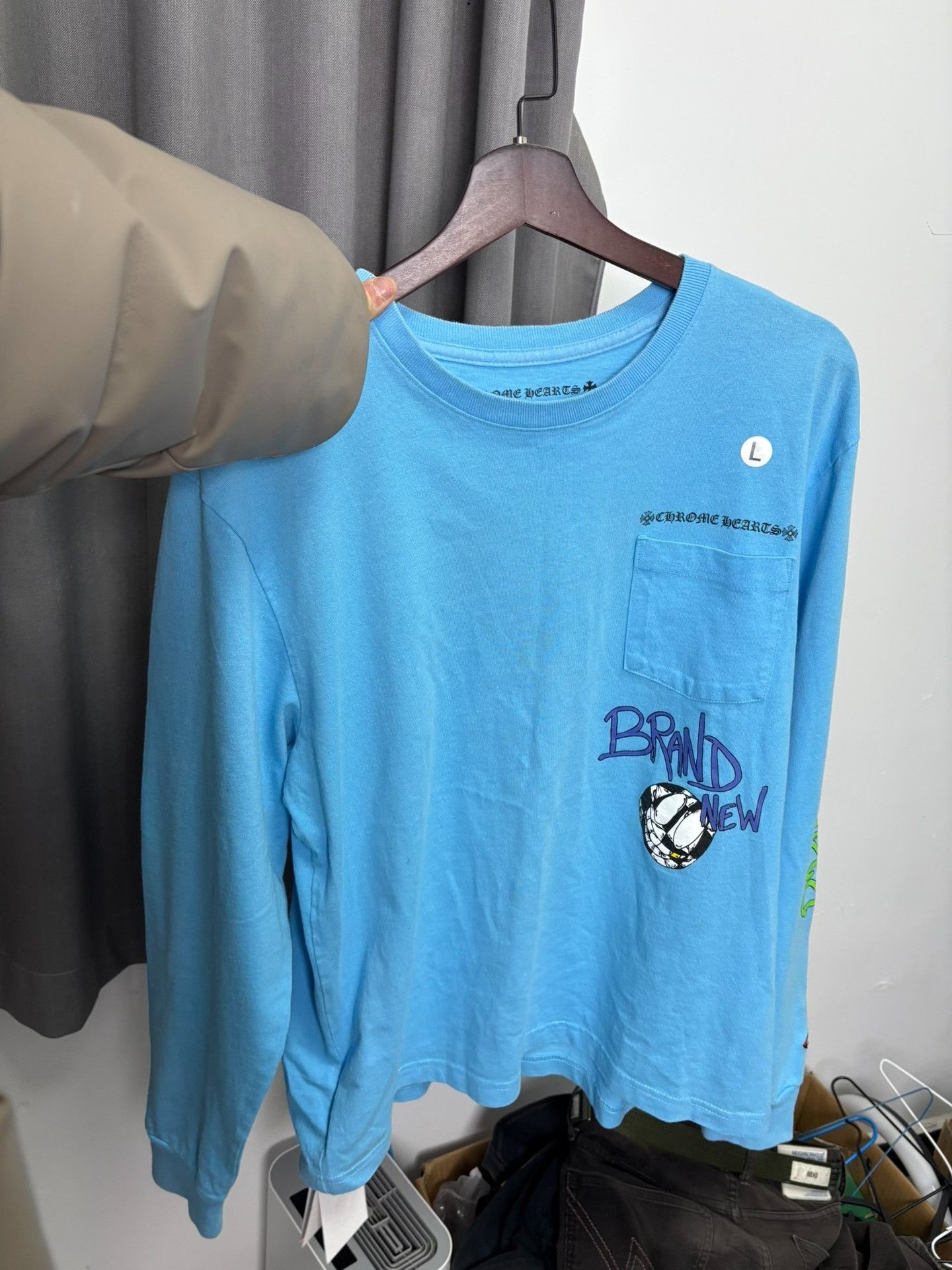 Chrome Hearts Chrome Hearts Blue T-Shirt L Men Size US L / EU 52-54 / 3 - 9 Thumbnail